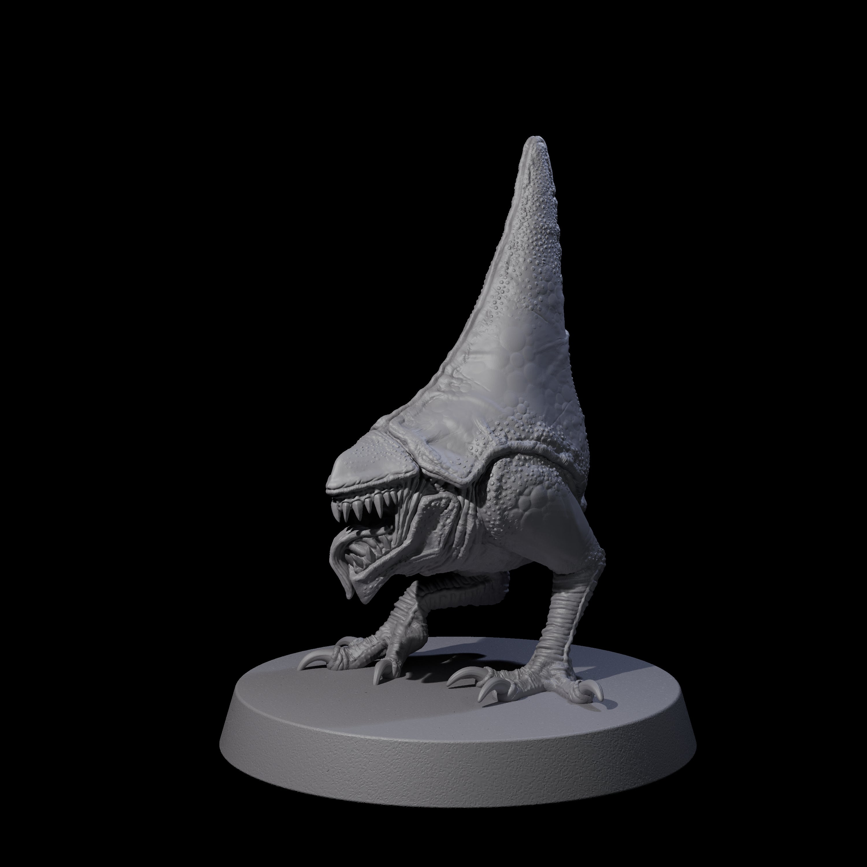 Pecking Abyssal Chicken A Miniature for Dungeons and Dragons, Pathfinder or other TTRPGs