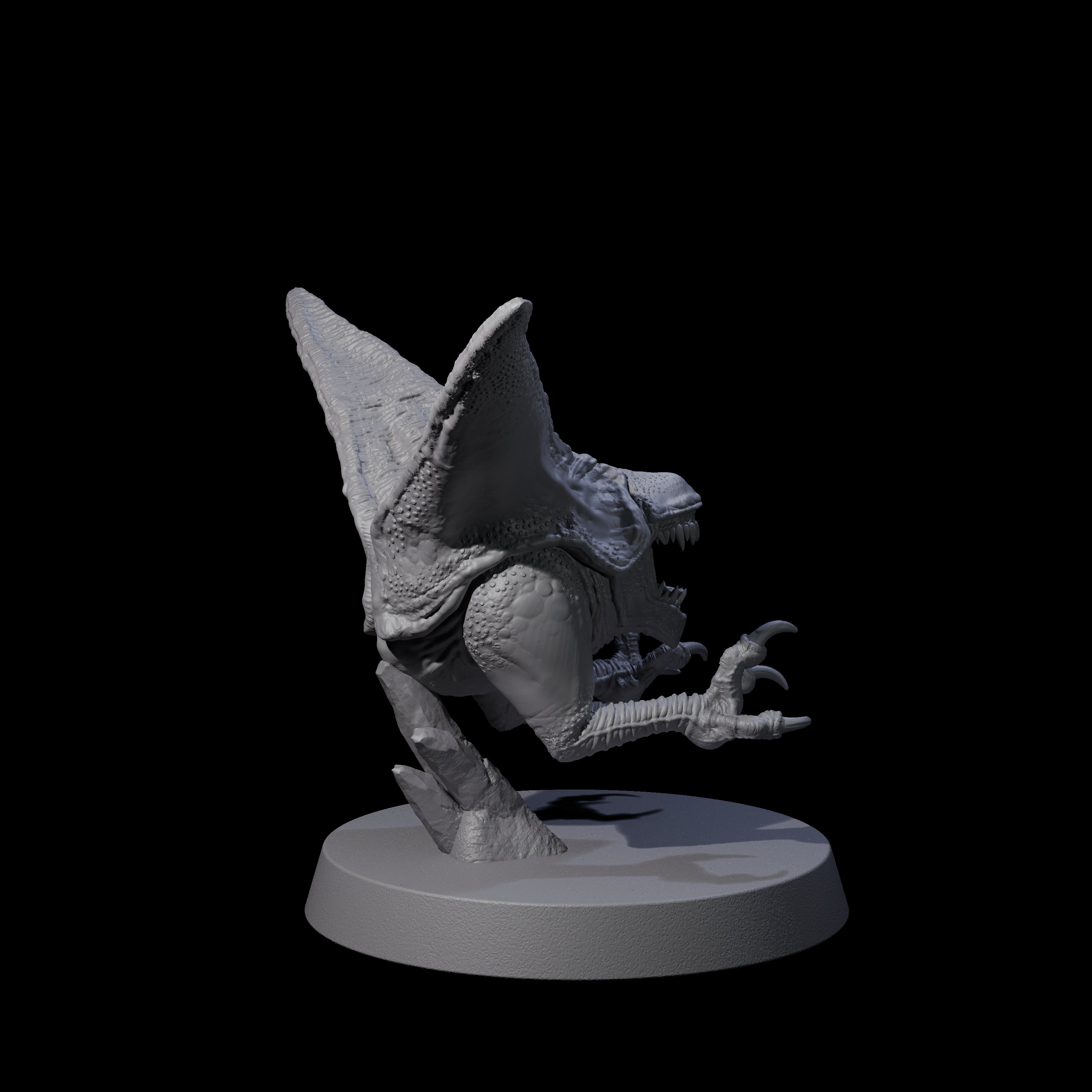 Pecking Abyssal Chicken C Miniature for Dungeons and Dragons, Pathfinder or other TTRPGs