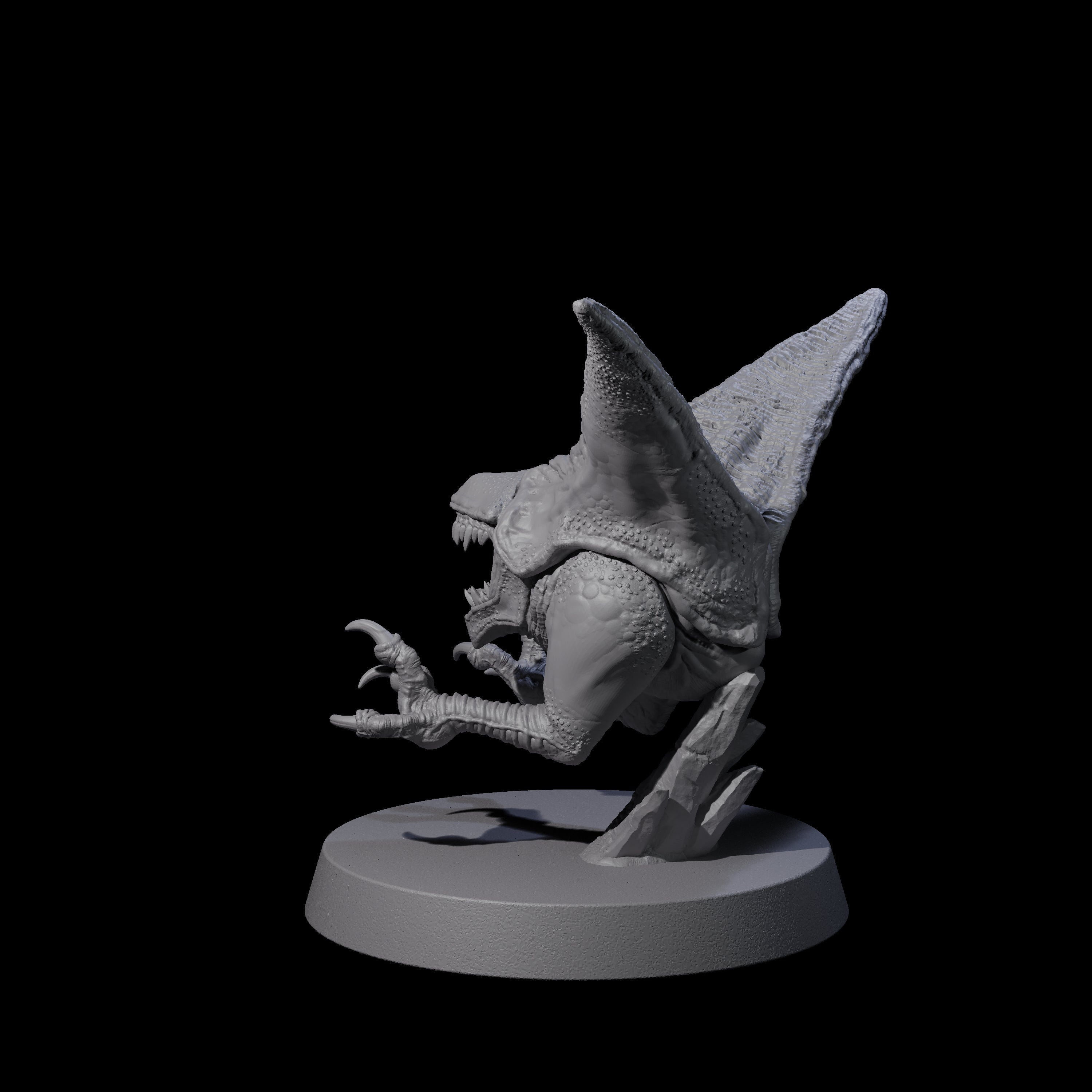 Pecking Abyssal Chicken C Miniature for Dungeons and Dragons, Pathfinder or other TTRPGs
