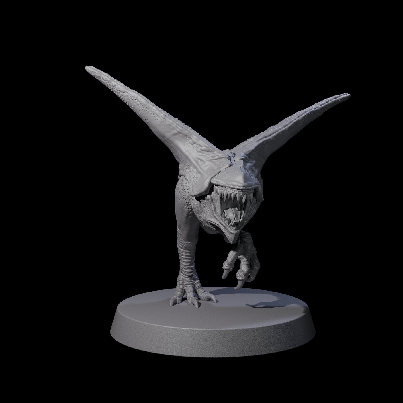 Pecking Abyssal Chicken D Miniature for Dungeons and Dragons, Pathfinder or other TTRPGs