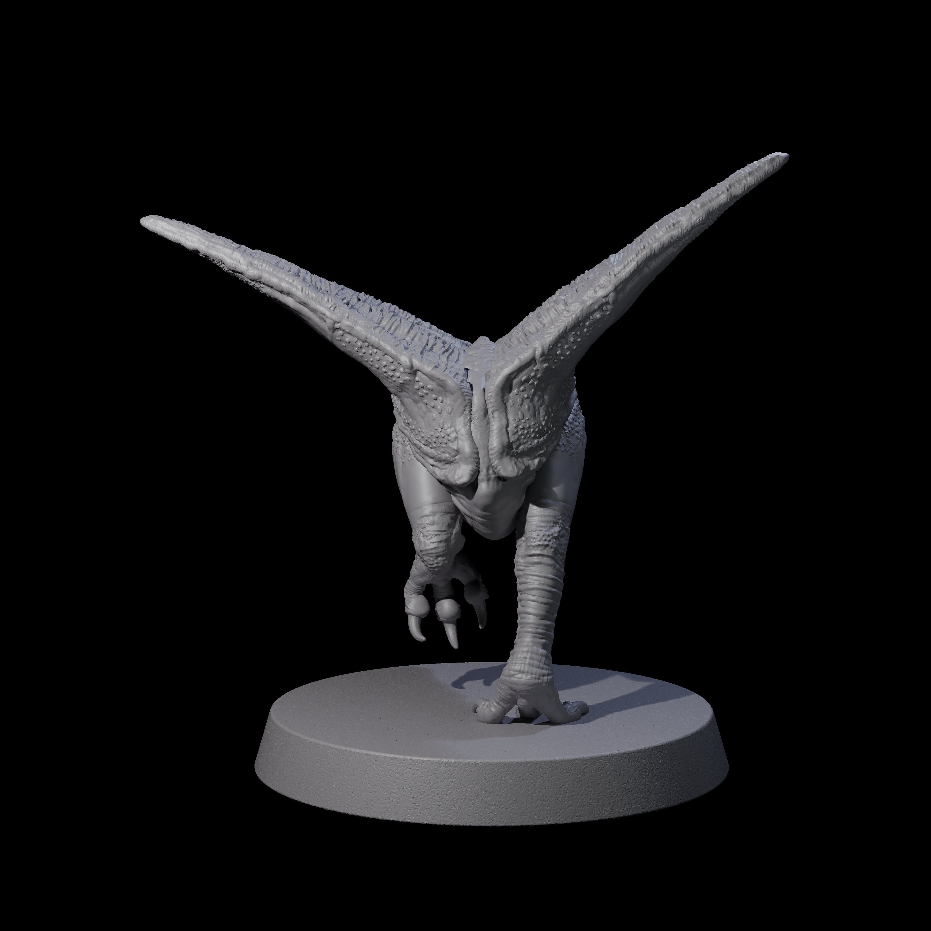 Pecking Abyssal Chicken D Miniature for Dungeons and Dragons, Pathfinder or other TTRPGs