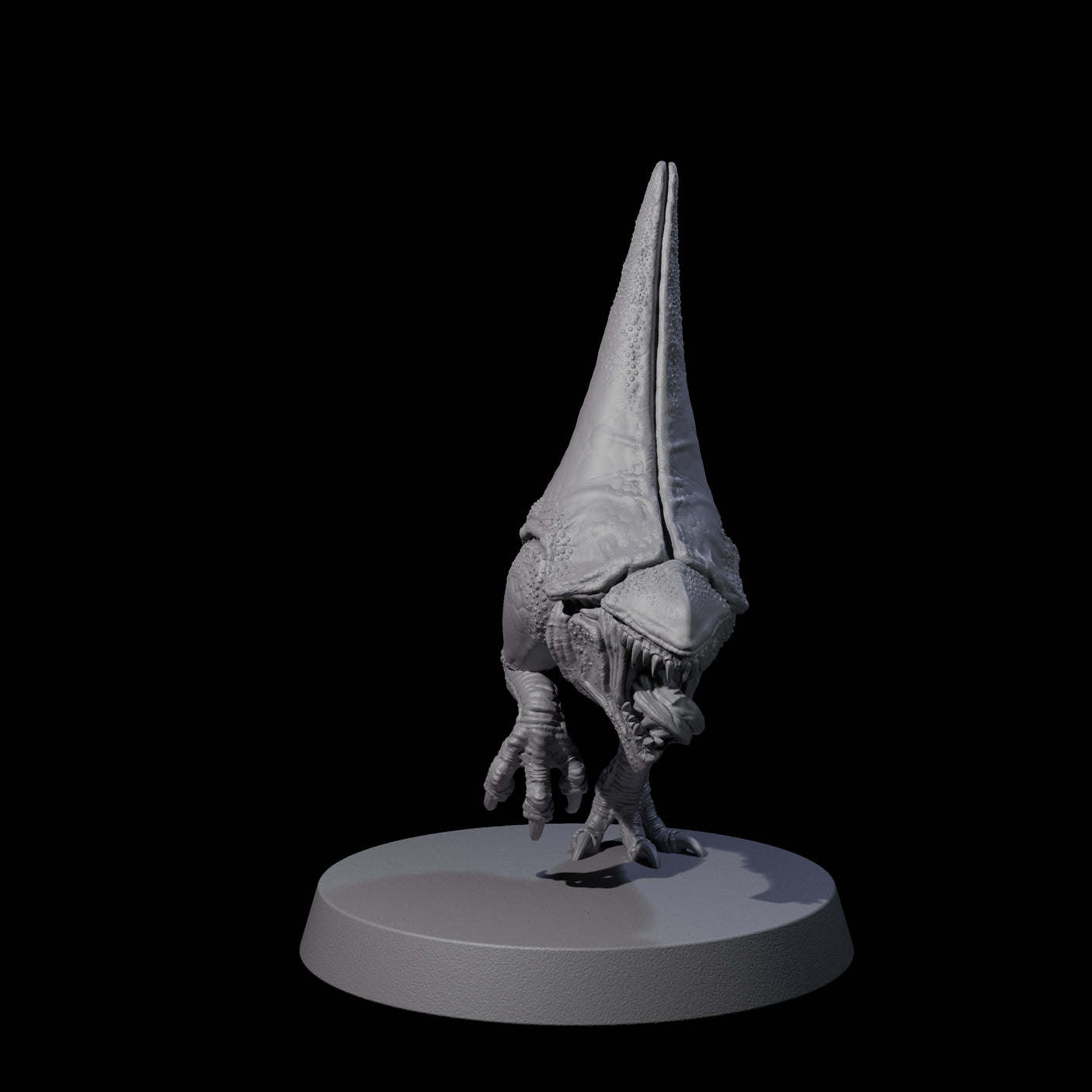 Pecking Abyssal Chicken E Miniature for Dungeons and Dragons, Pathfinder or other TTRPGs