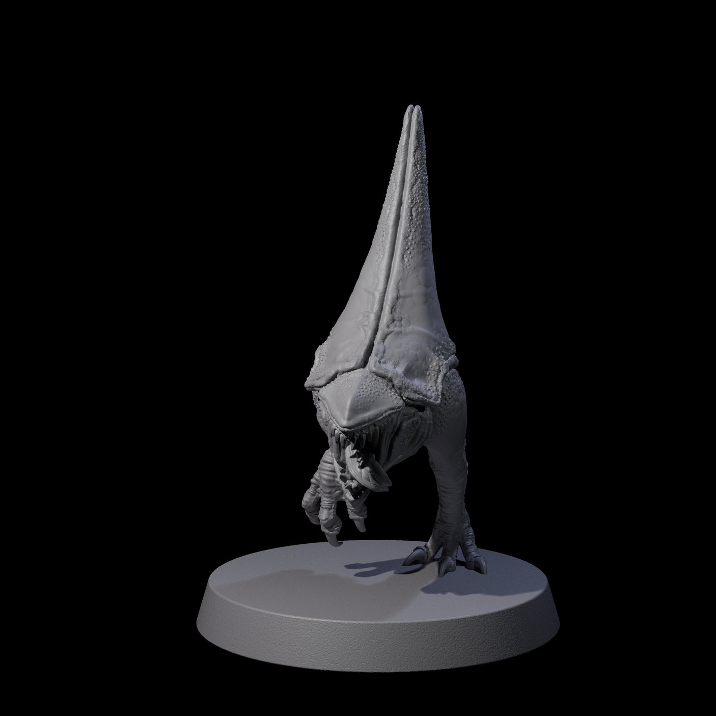 Pecking Abyssal Chicken E Miniature for Dungeons and Dragons, Pathfinder or other TTRPGs