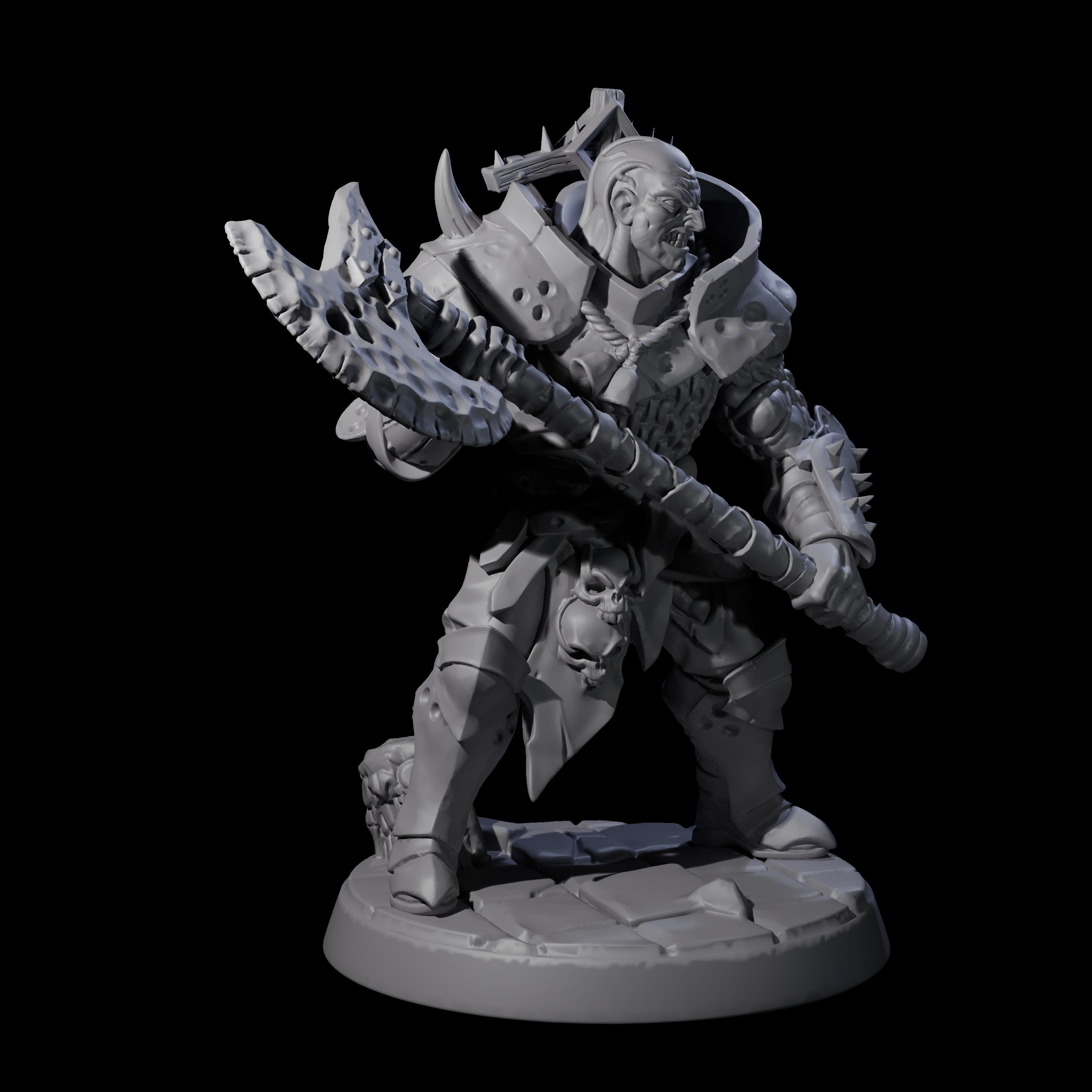 Penitent Plague Knight B Miniature for Dungeons and Dragons, Pathfinder or other TTRPGs