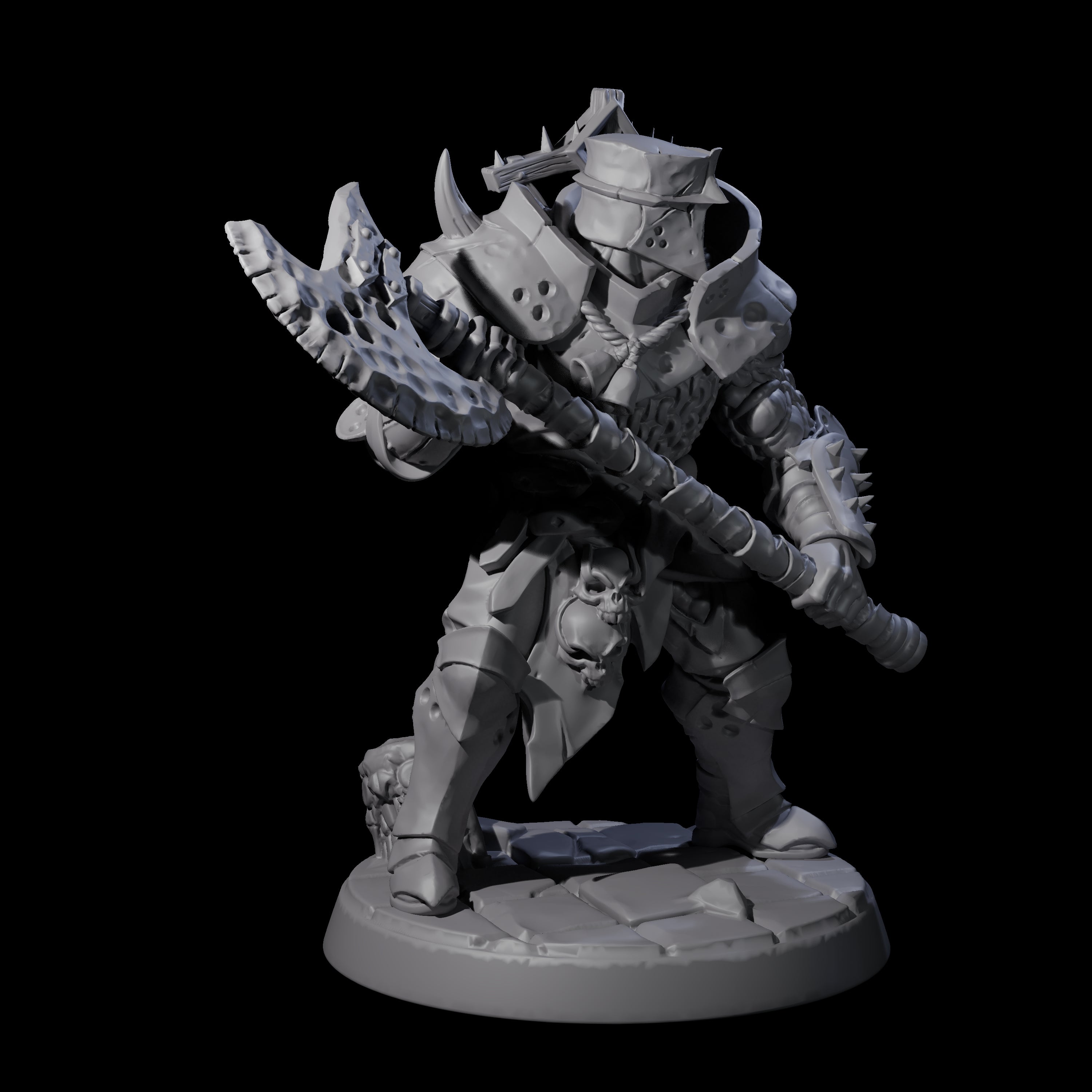 Penitent Plague Knight B Miniature for Dungeons and Dragons, Pathfinder or other TTRPGs