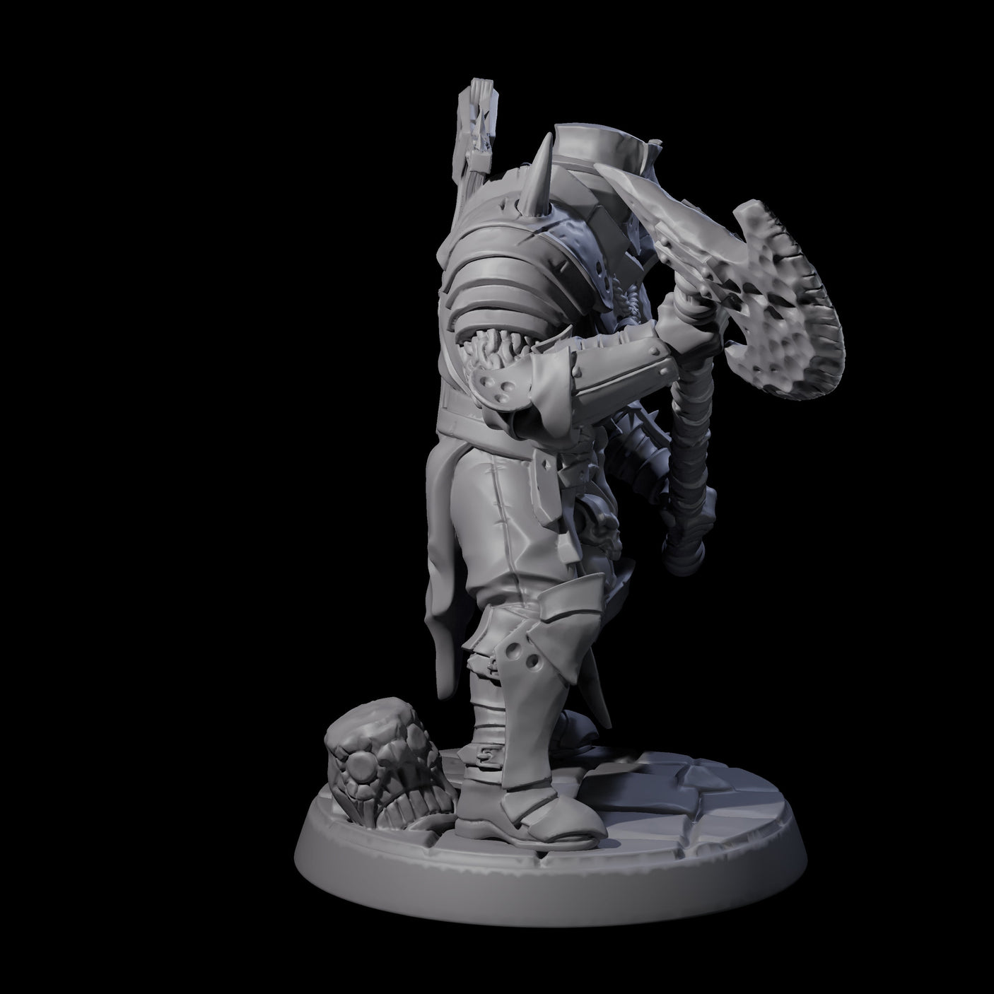 Penitent Plague Knight B Miniature for Dungeons and Dragons, Pathfinder or other TTRPGs