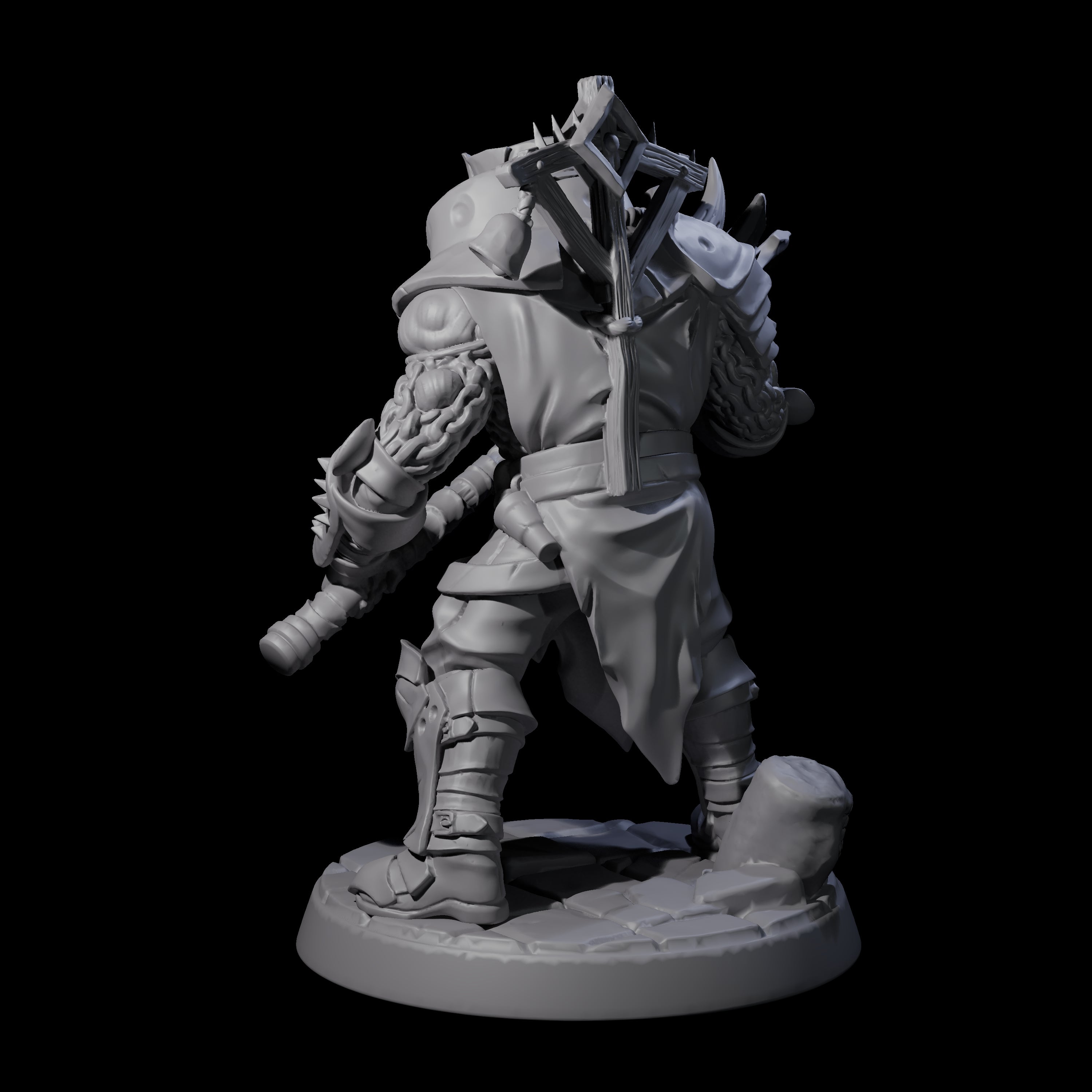 Penitent Plague Knight B Miniature for Dungeons and Dragons, Pathfinder or other TTRPGs