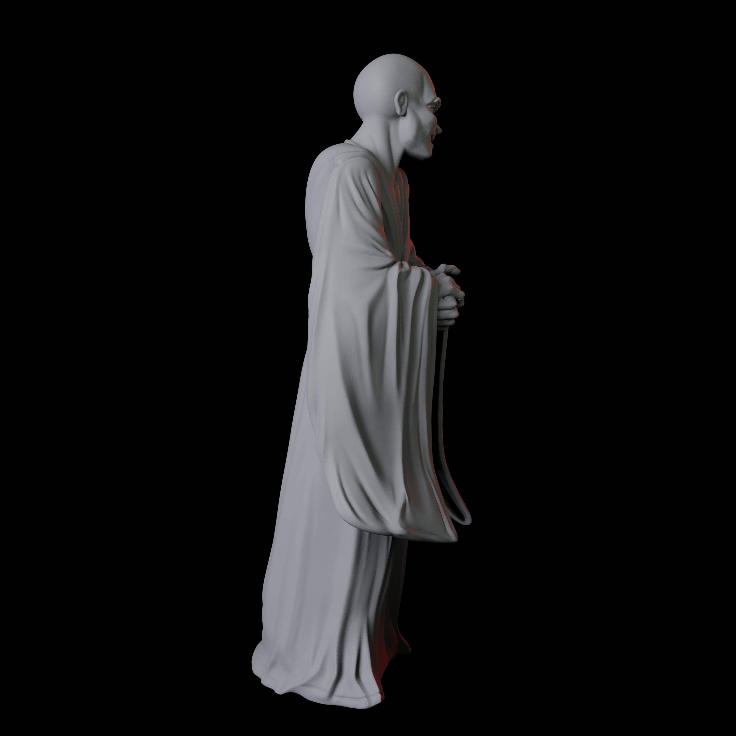 Pensive Monk Counsellor Miniature for Dungeons and Dragons, Pathfinder or other TTRPGs