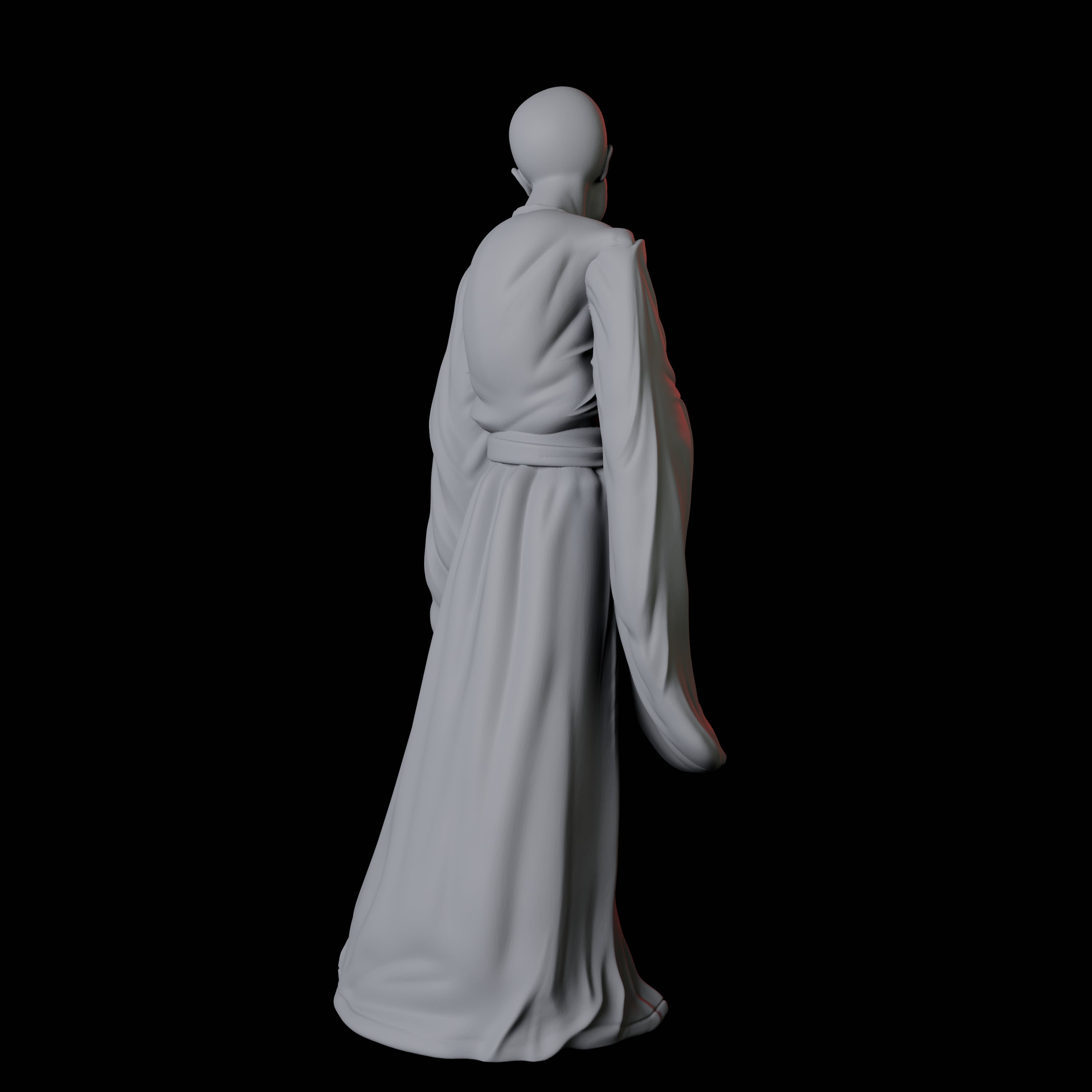 Pensive Monk Counsellor Miniature for Dungeons and Dragons, Pathfinder or other TTRPGs