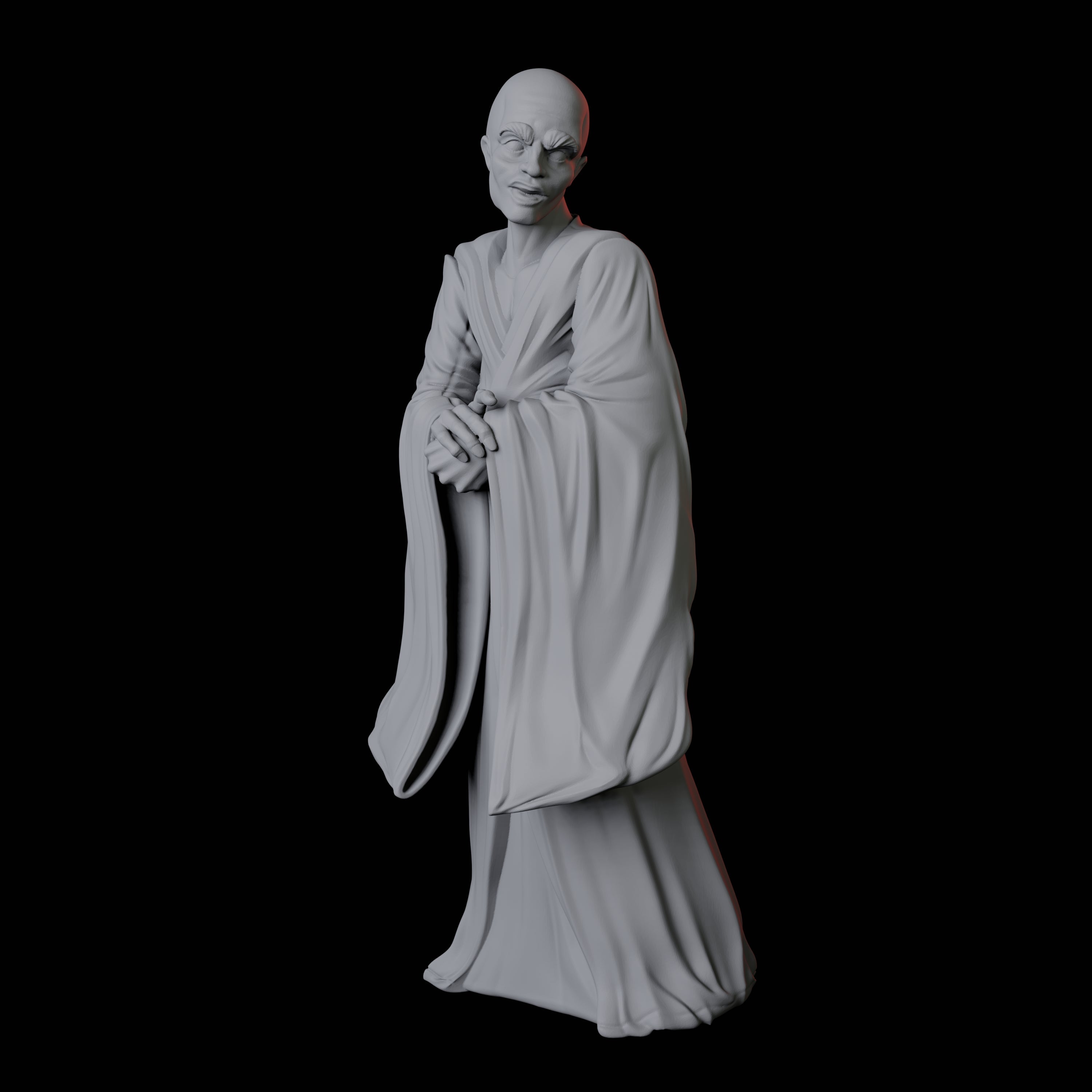 Pensive Monk Counsellor Miniature for Dungeons and Dragons, Pathfinder or other TTRPGs