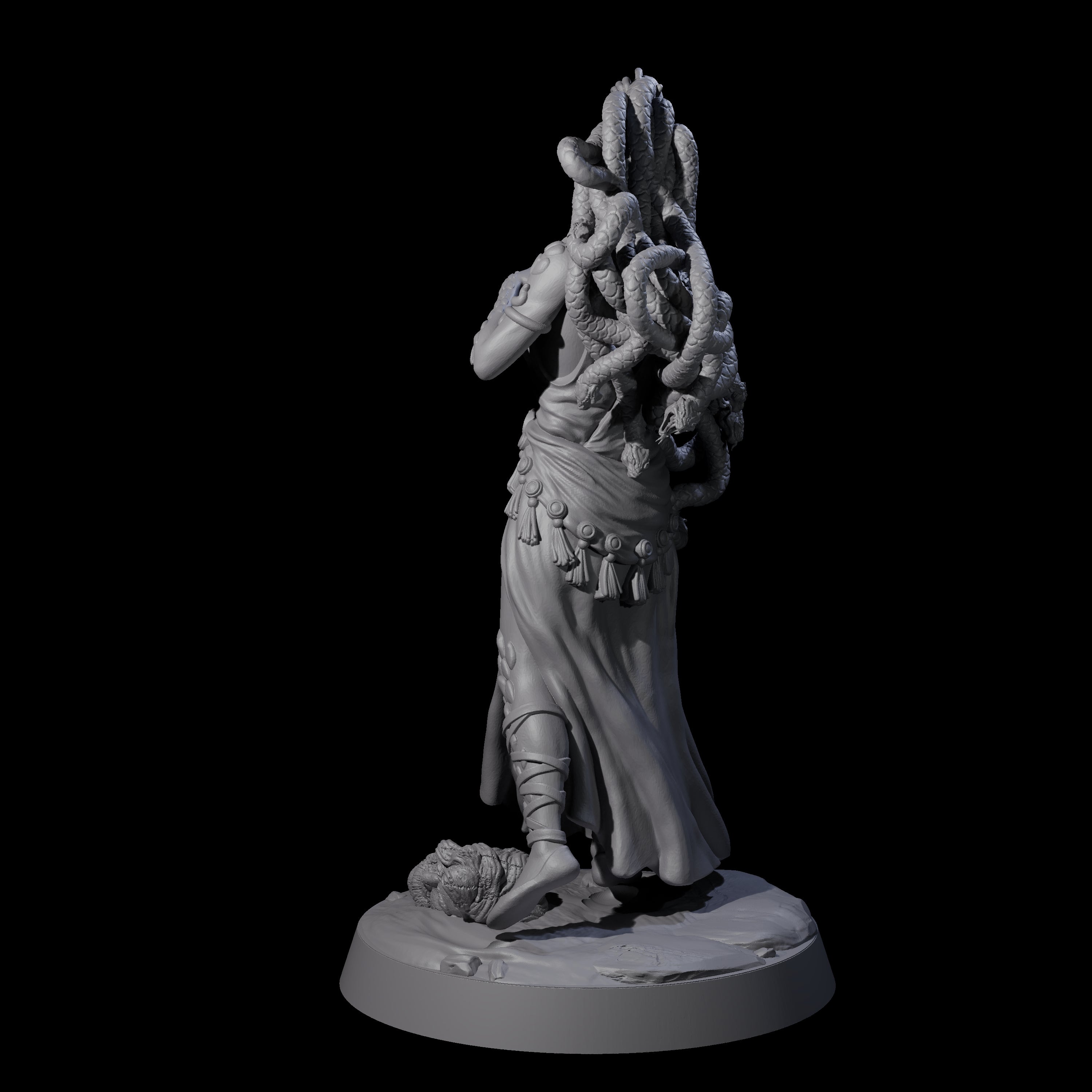 Petrifyingly Beautiful Medusa Miniature for Dungeons and Dragons, Pathfinder or other TTRPGs