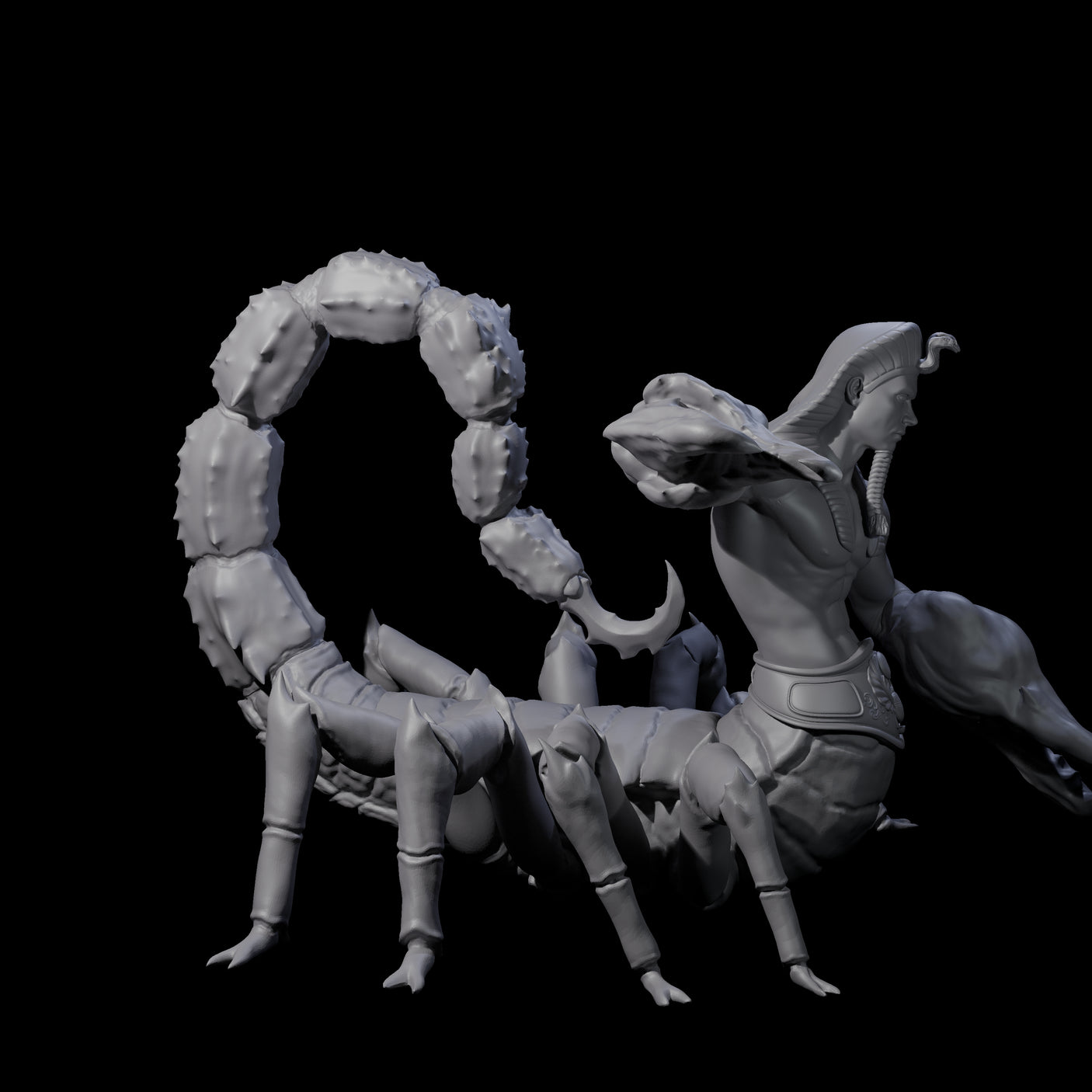 Pharaoh Tlincalli Miniature for Dungeons and Dragons, Pathfinder or other TTRPGs