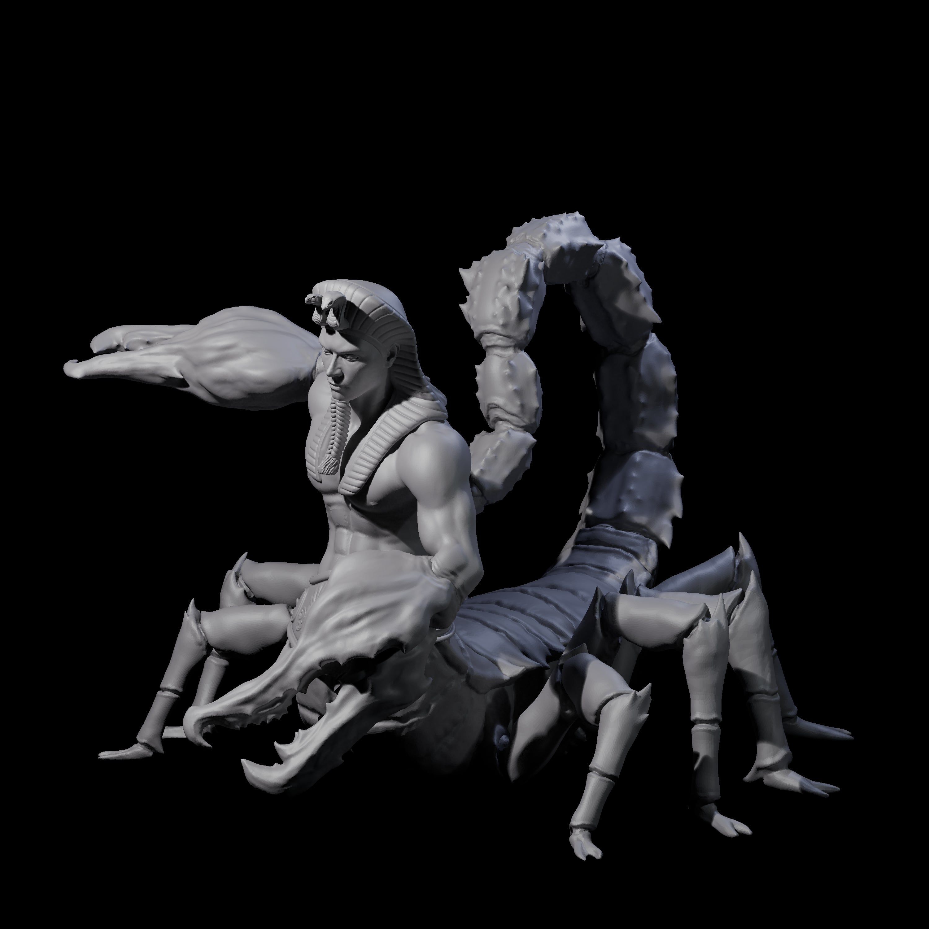 Pharaoh Tlincalli Miniature for Dungeons and Dragons, Pathfinder or other TTRPGs