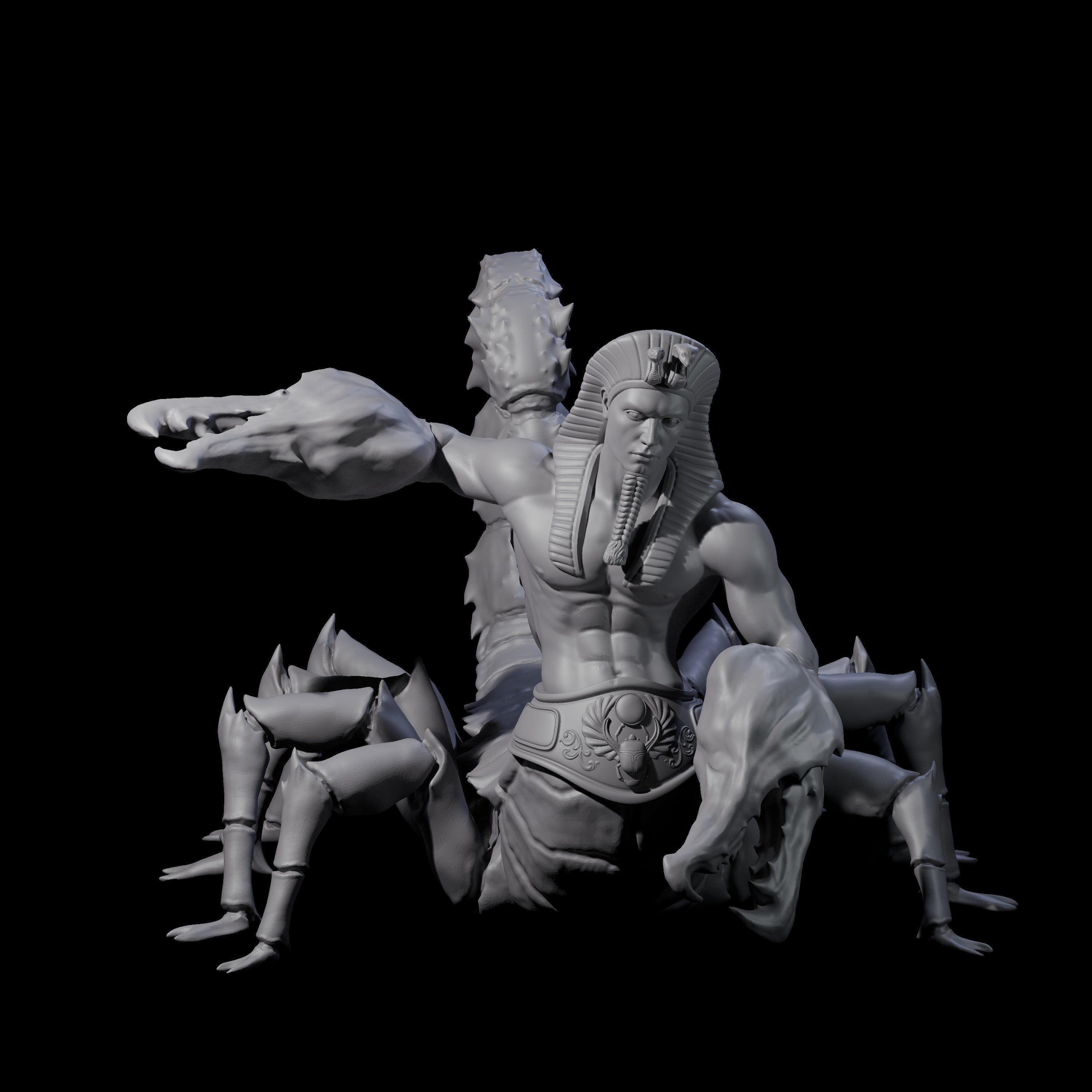 Pharaoh Tlincalli Miniature for Dungeons and Dragons, Pathfinder or other TTRPGs