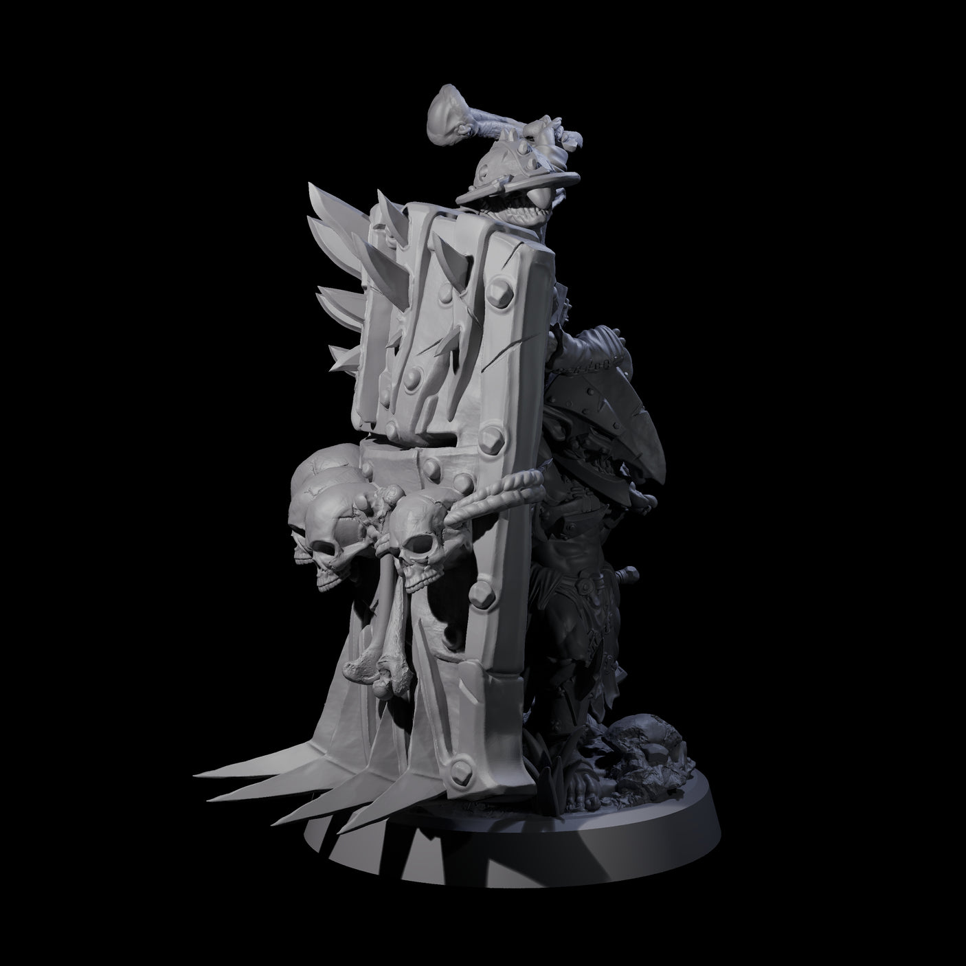 Piggybacking Goblin Duo B Miniature for Dungeons and Dragons, Pathfinder or other TTRPGs