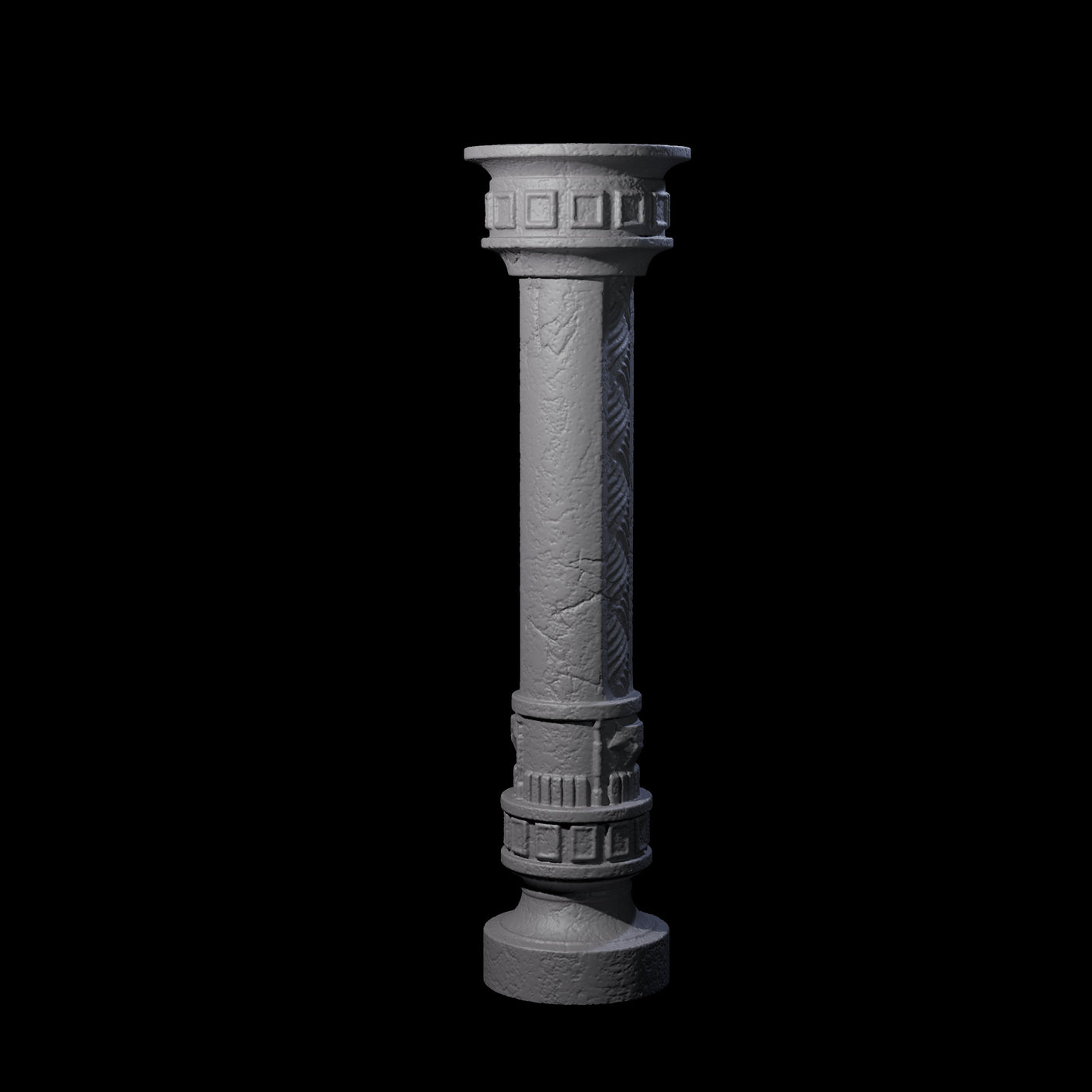 Pillar for a Frost Giant Temple Ruin D Miniature for Dungeons and Dragons, Pathfinder or other TTRPGs