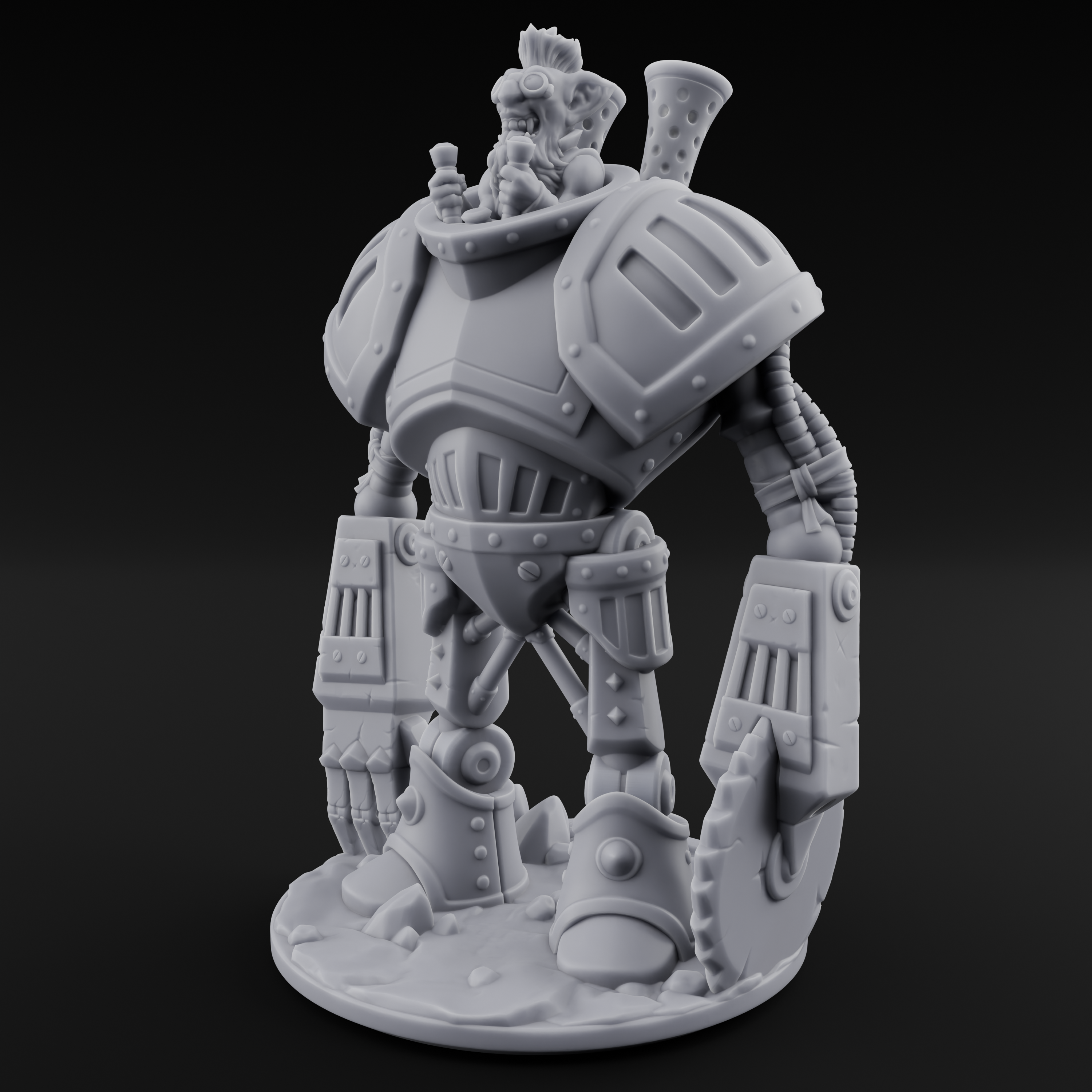 Piloting Goblin Technomancer