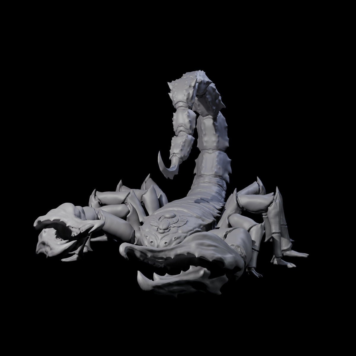 Pinching Giant Scorpion Miniature for Dungeons and Dragons, Pathfinder or other TTRPGs