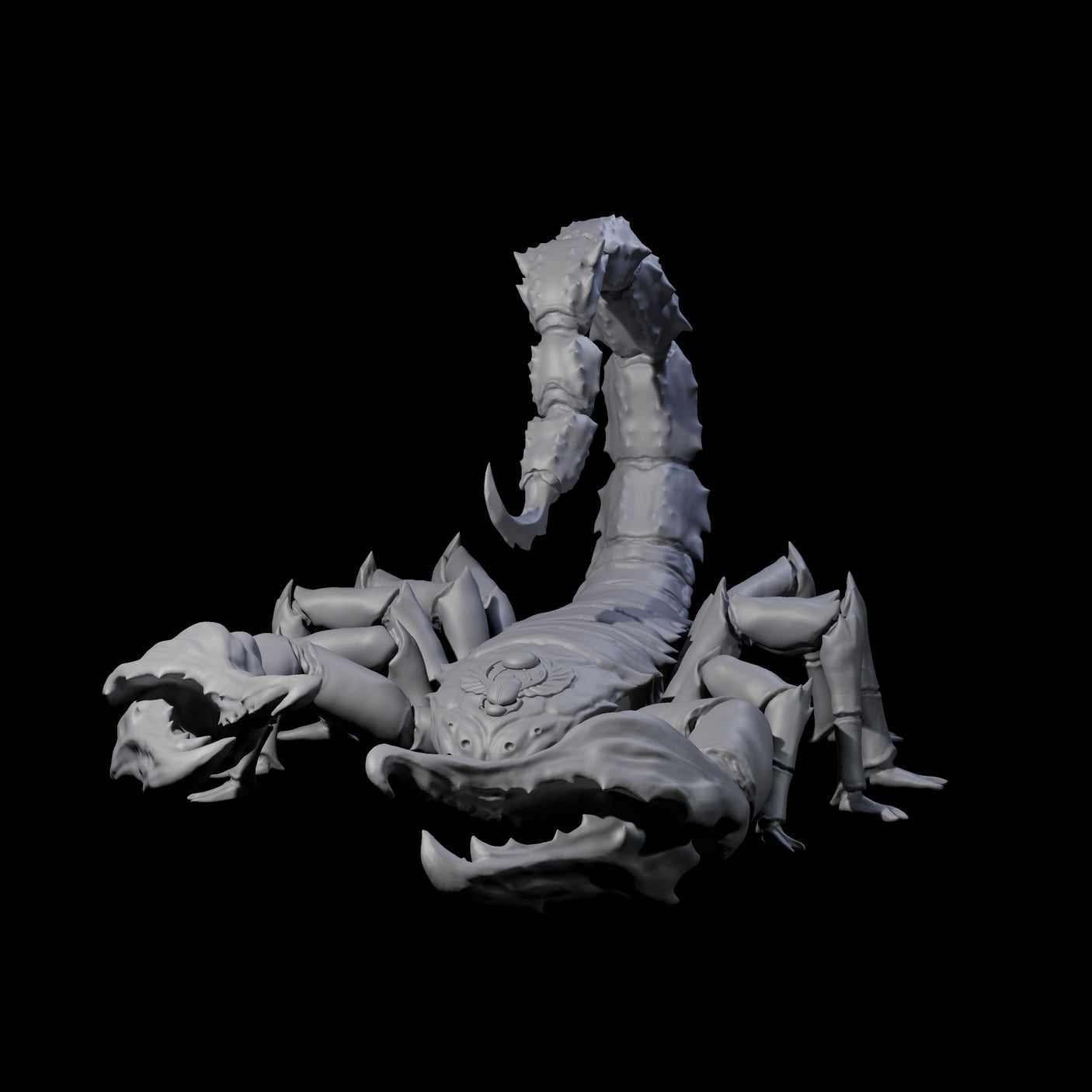 Pinching Giant Scorpion Miniature for Dungeons and Dragons, Pathfinder or other TTRPGs