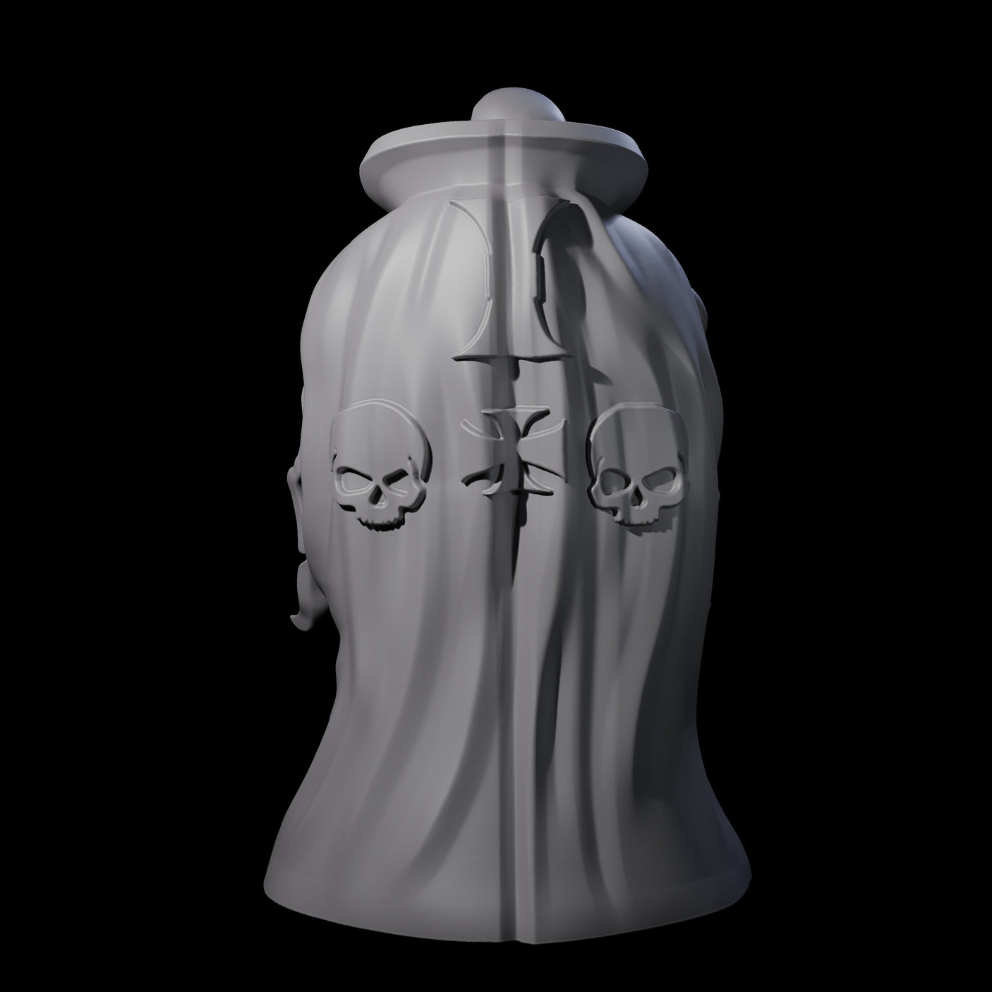 Pious Battle Priest D Miniature for Dungeons and Dragons, Pathfinder or other TTRPGs