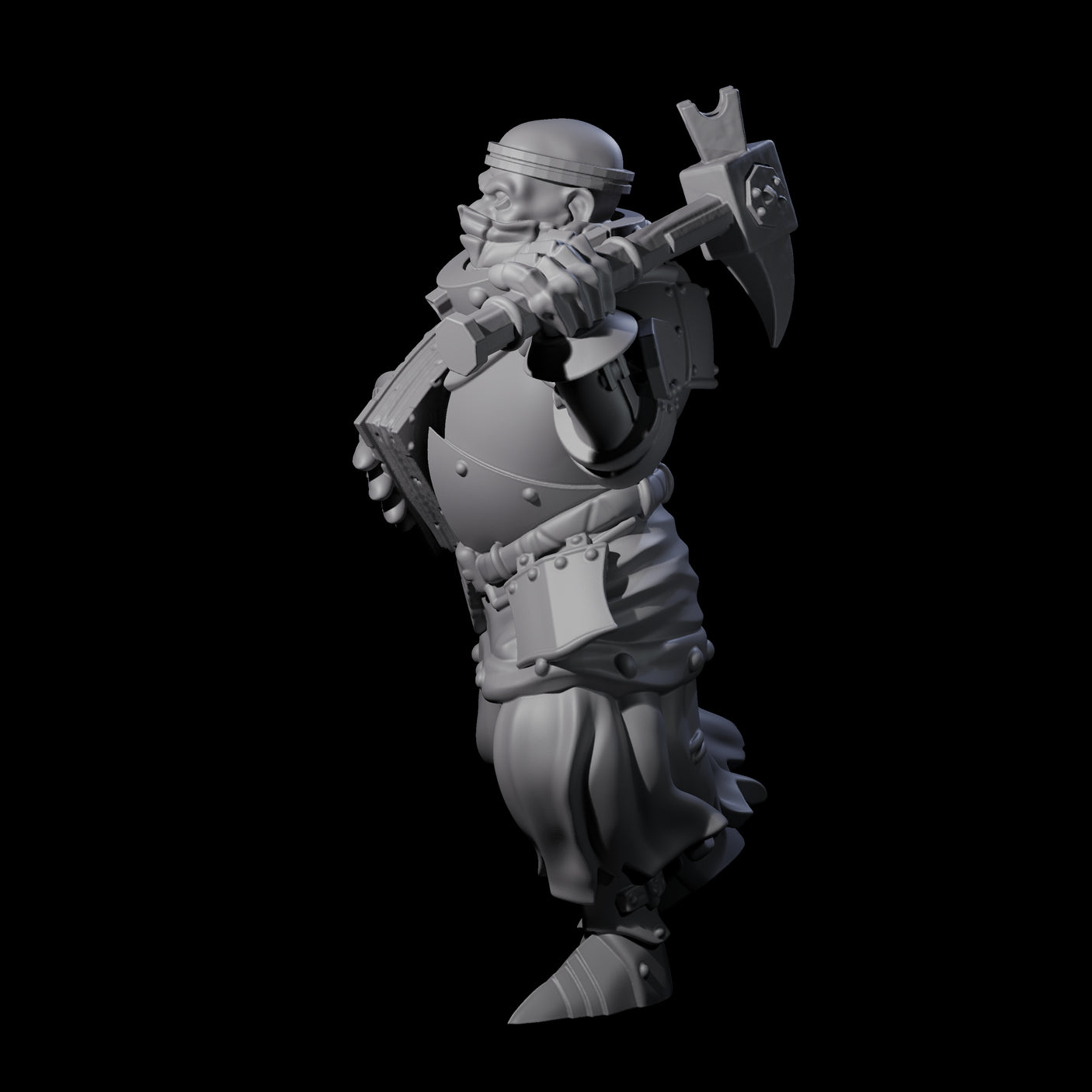 Pious Battle Priest E Miniature for Dungeons and Dragons, Pathfinder or other TTRPGs