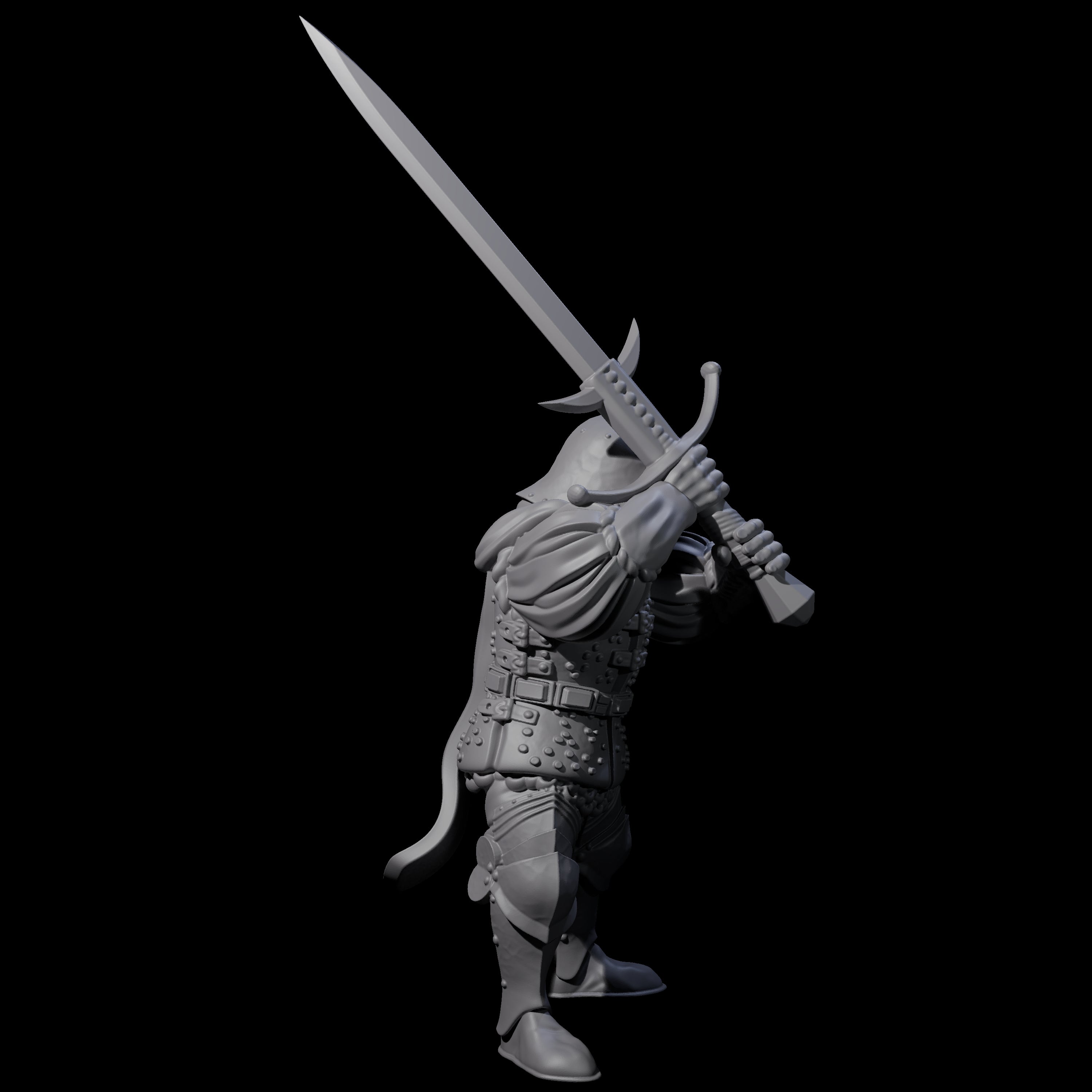 Pious Knight B Miniature for Dungeons and Dragons, Pathfinder or other TTRPGs