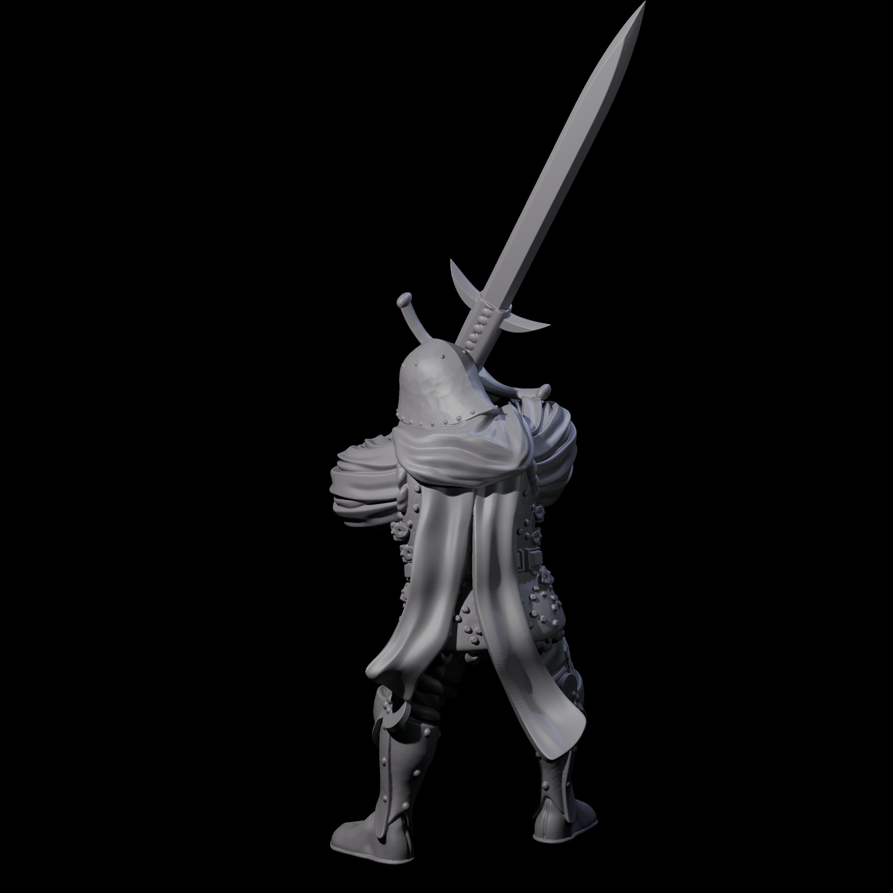 Pious Knight B Miniature for Dungeons and Dragons, Pathfinder or other TTRPGs