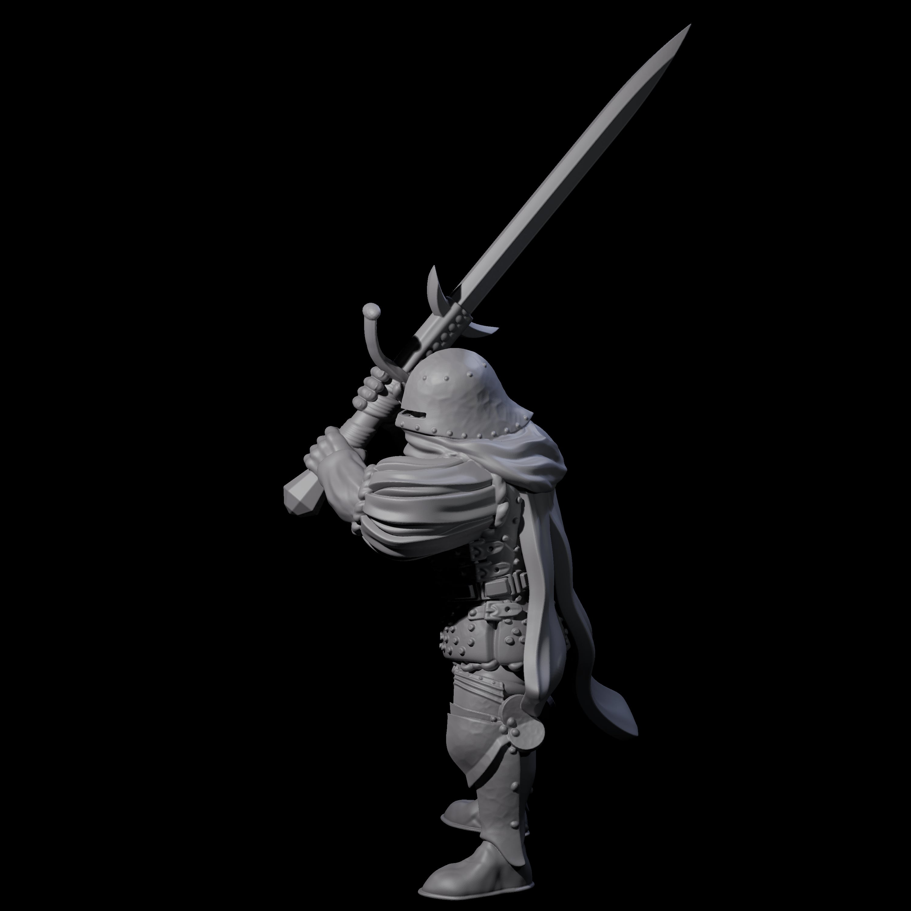 Pious Knight B Miniature for Dungeons and Dragons, Pathfinder or other TTRPGs