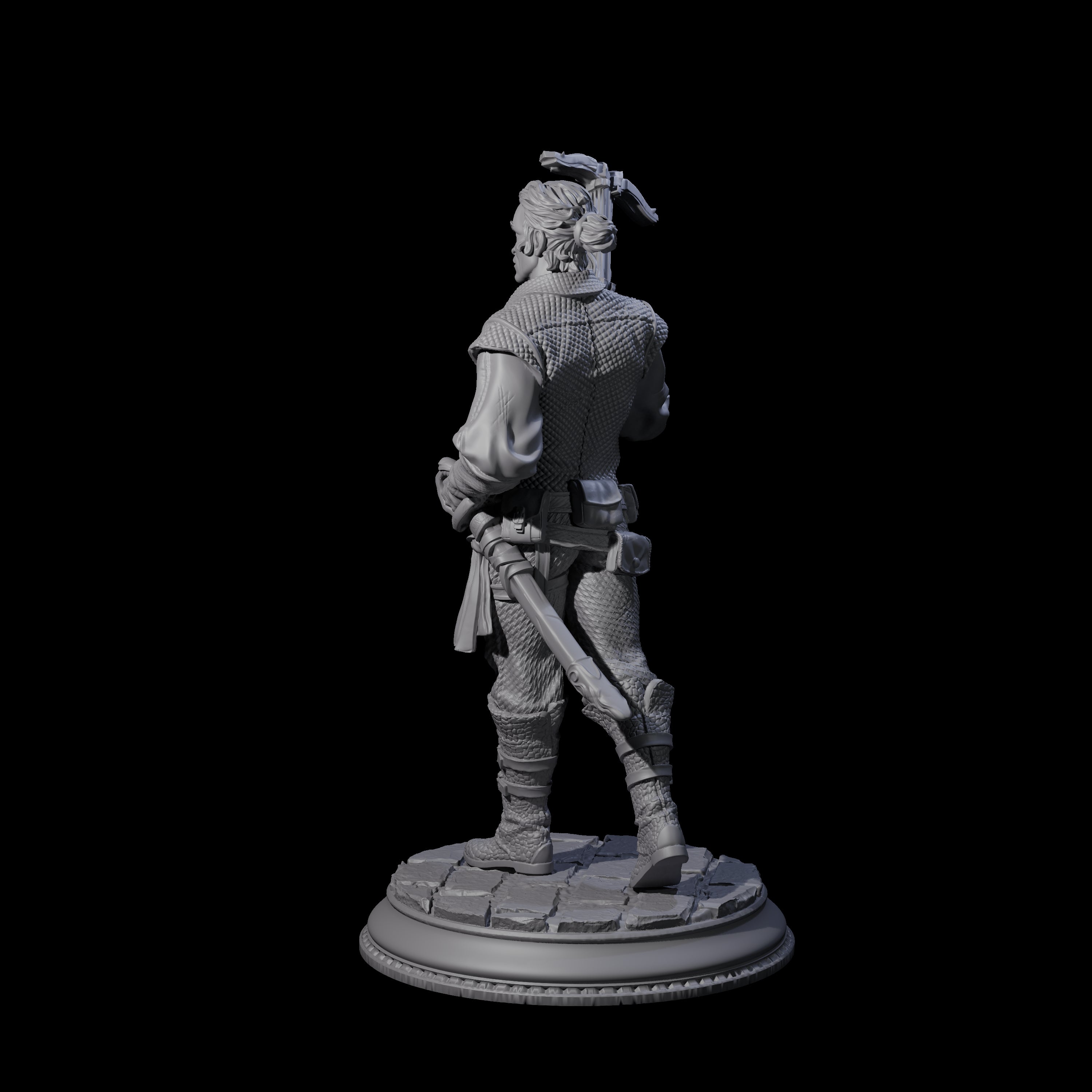 Pirate Enforcer B Miniature for Dungeons and Dragons, Pathfinder or other TTRPGs