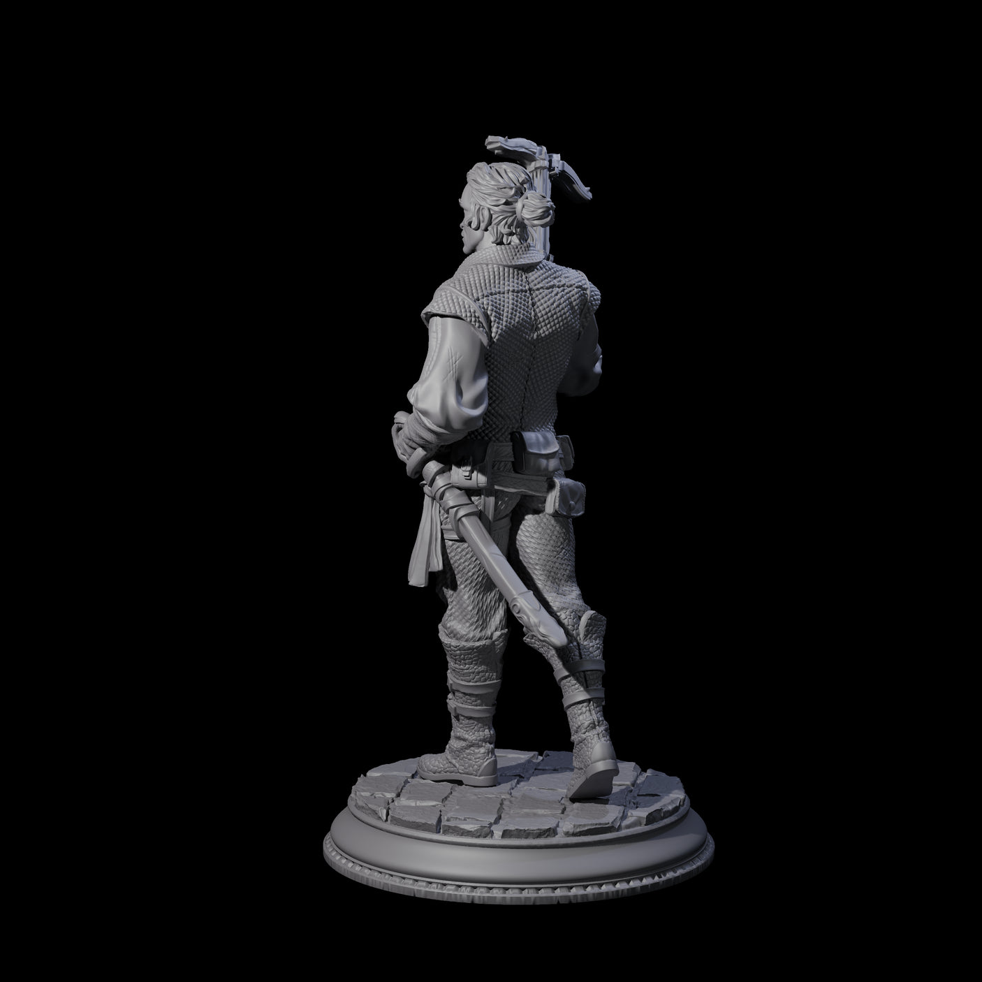 Pirate Enforcer B Miniature for Dungeons and Dragons, Pathfinder or other TTRPGs