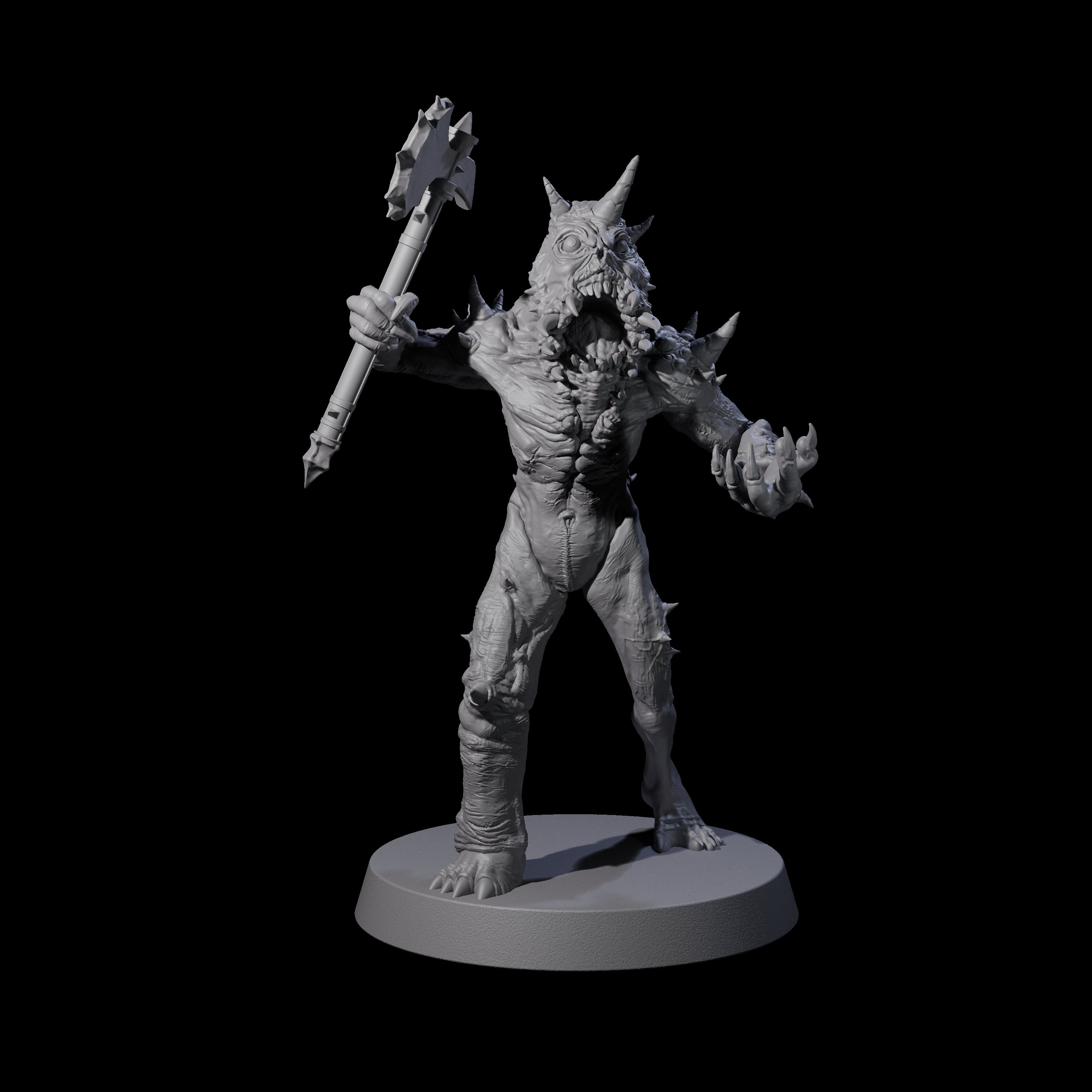Plagued Rutterkin B Miniature for Dungeons and Dragons, Pathfinder or other TTRPGs