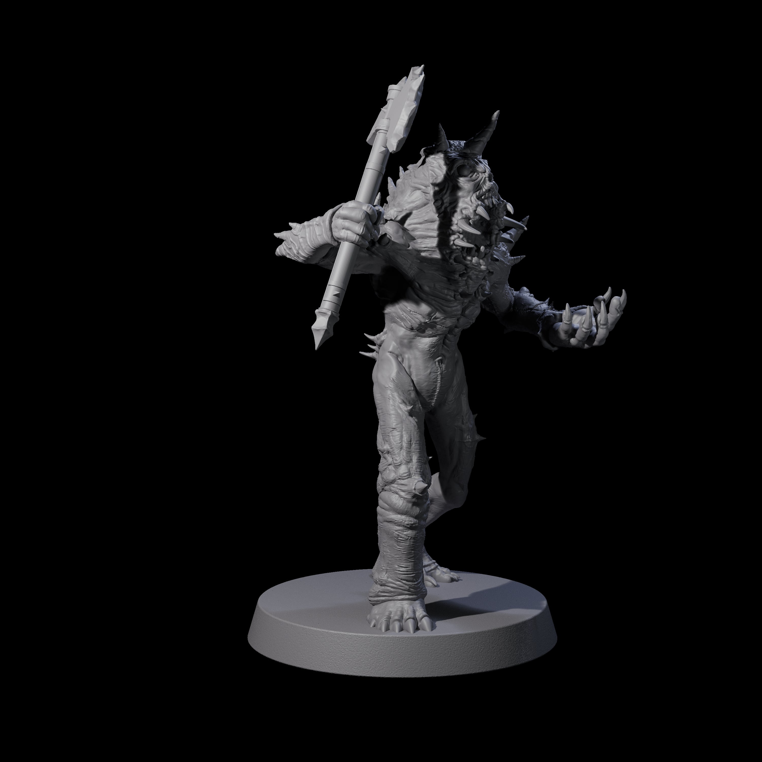 Plagued Rutterkin B Miniature for Dungeons and Dragons, Pathfinder or other TTRPGs