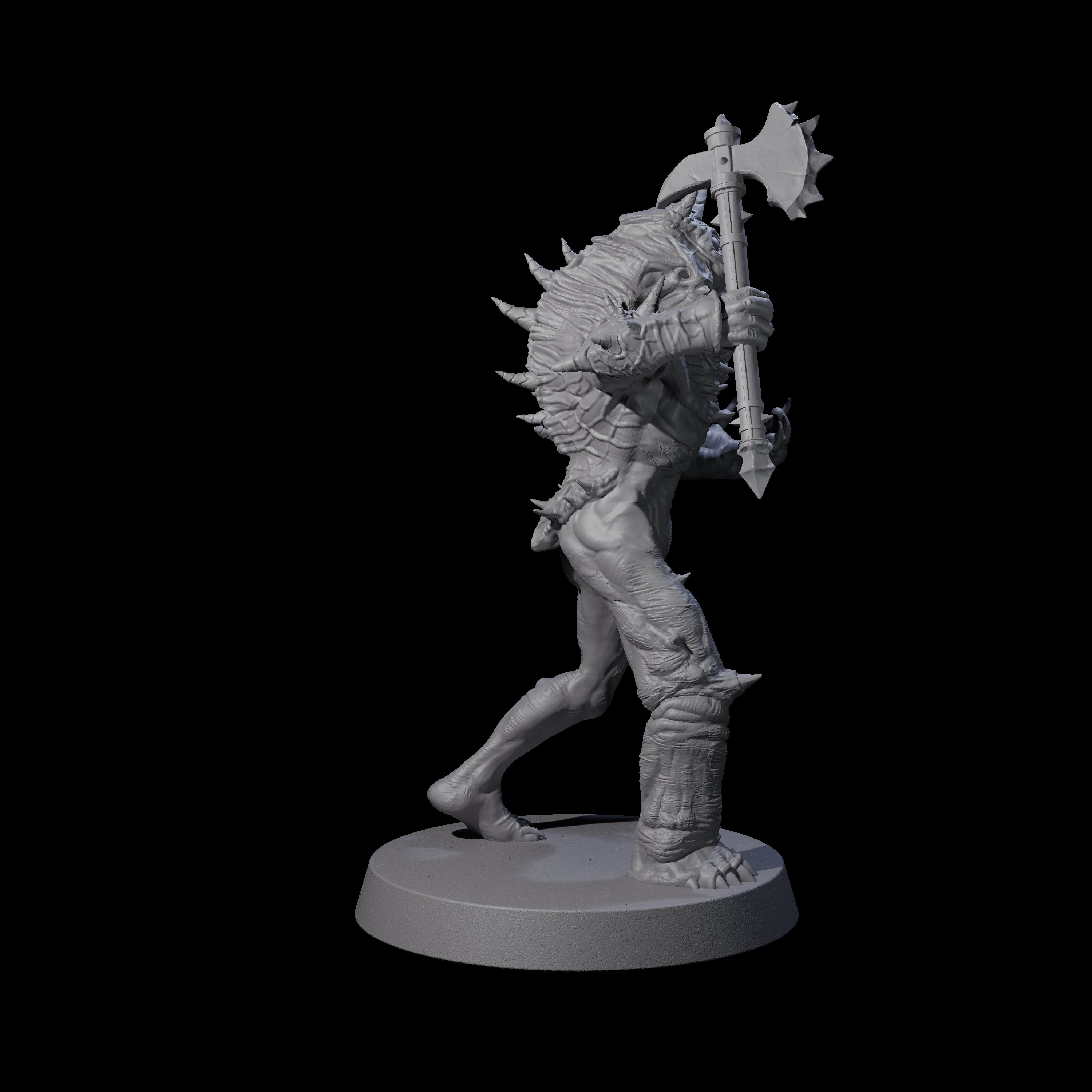 Plagued Rutterkin B Miniature for Dungeons and Dragons, Pathfinder or other TTRPGs