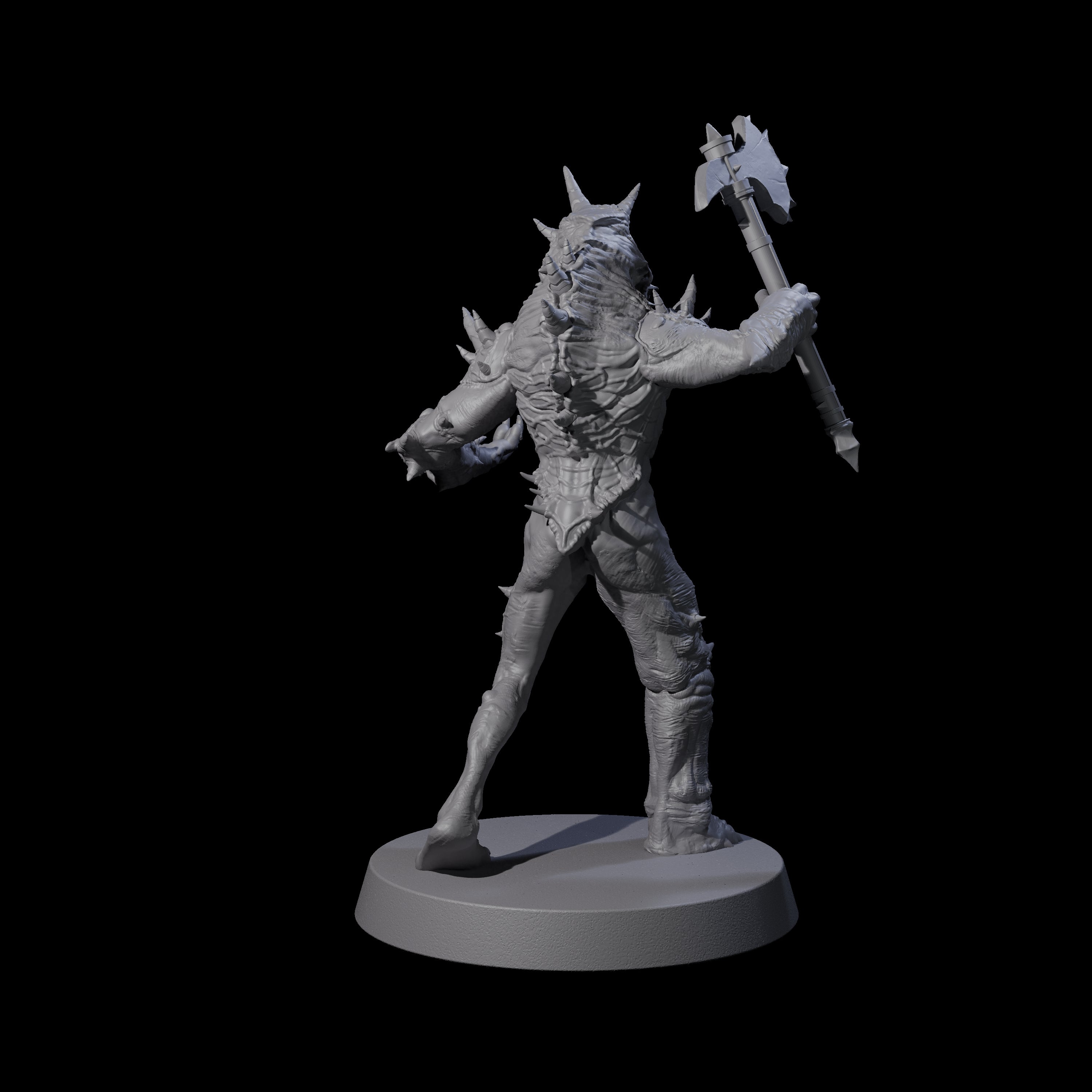 Plagued Rutterkin B Miniature for Dungeons and Dragons, Pathfinder or other TTRPGs