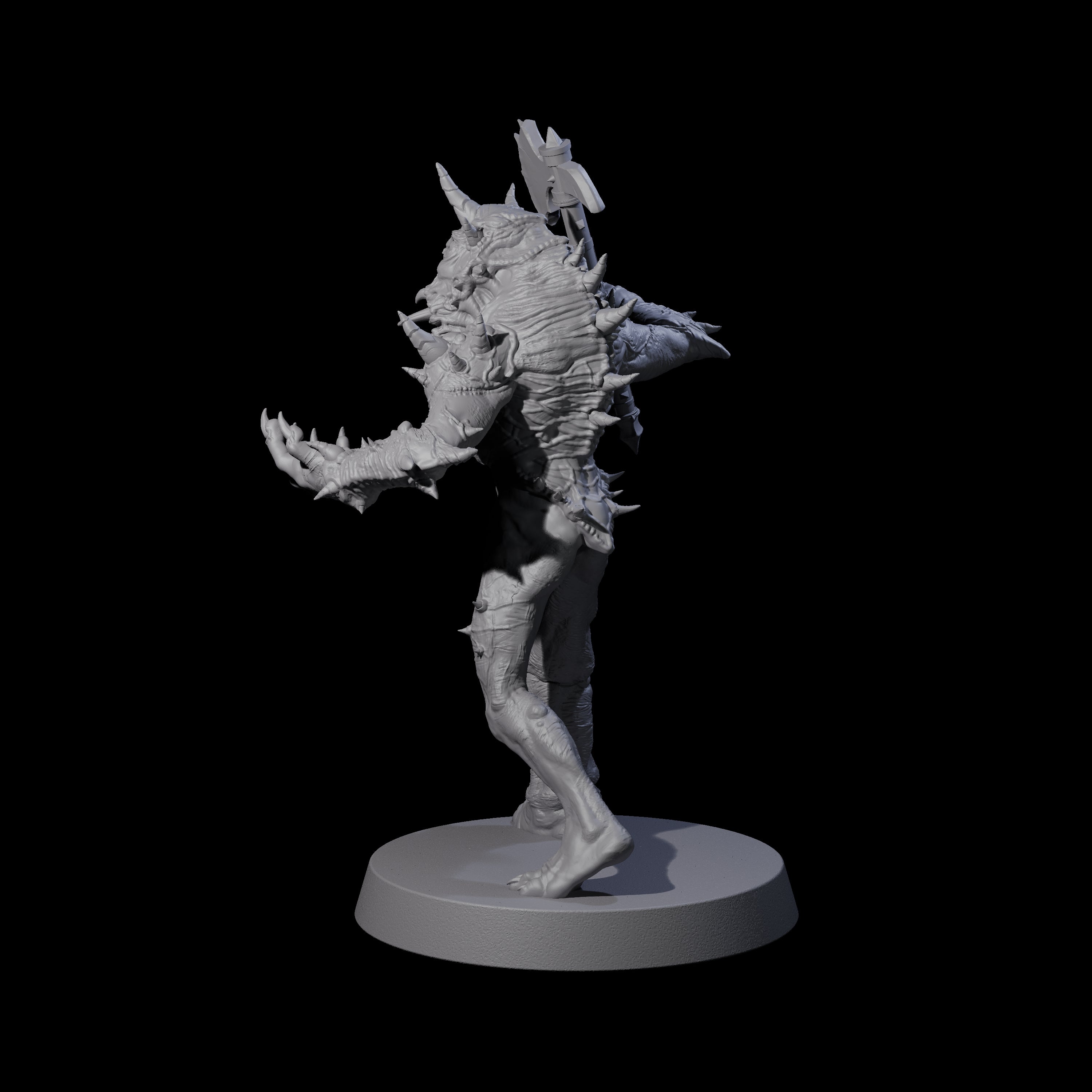 Plagued Rutterkin B Miniature for Dungeons and Dragons, Pathfinder or other TTRPGs