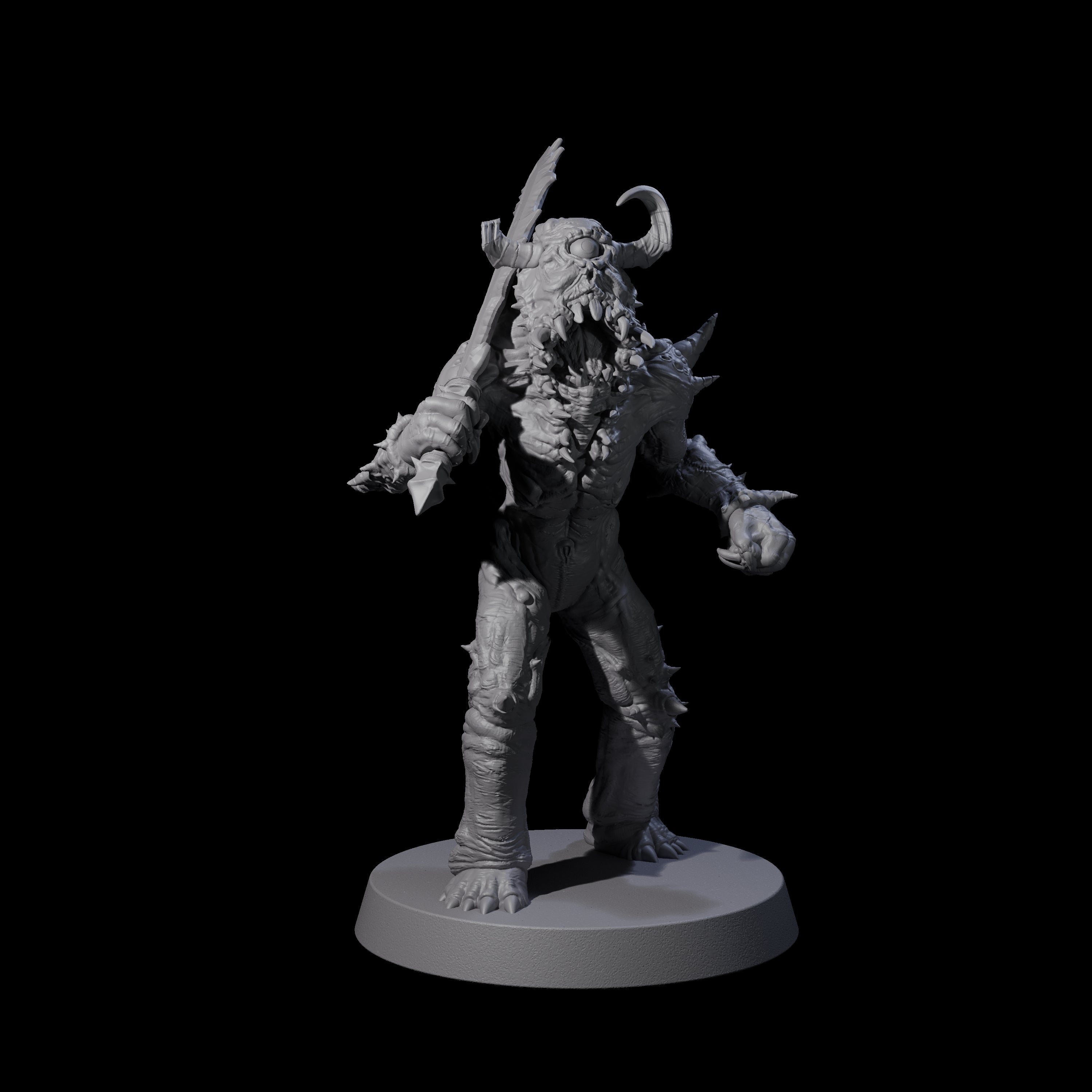 Plagued Rutterkin C Miniature for Dungeons and Dragons, Pathfinder or other TTRPGs
