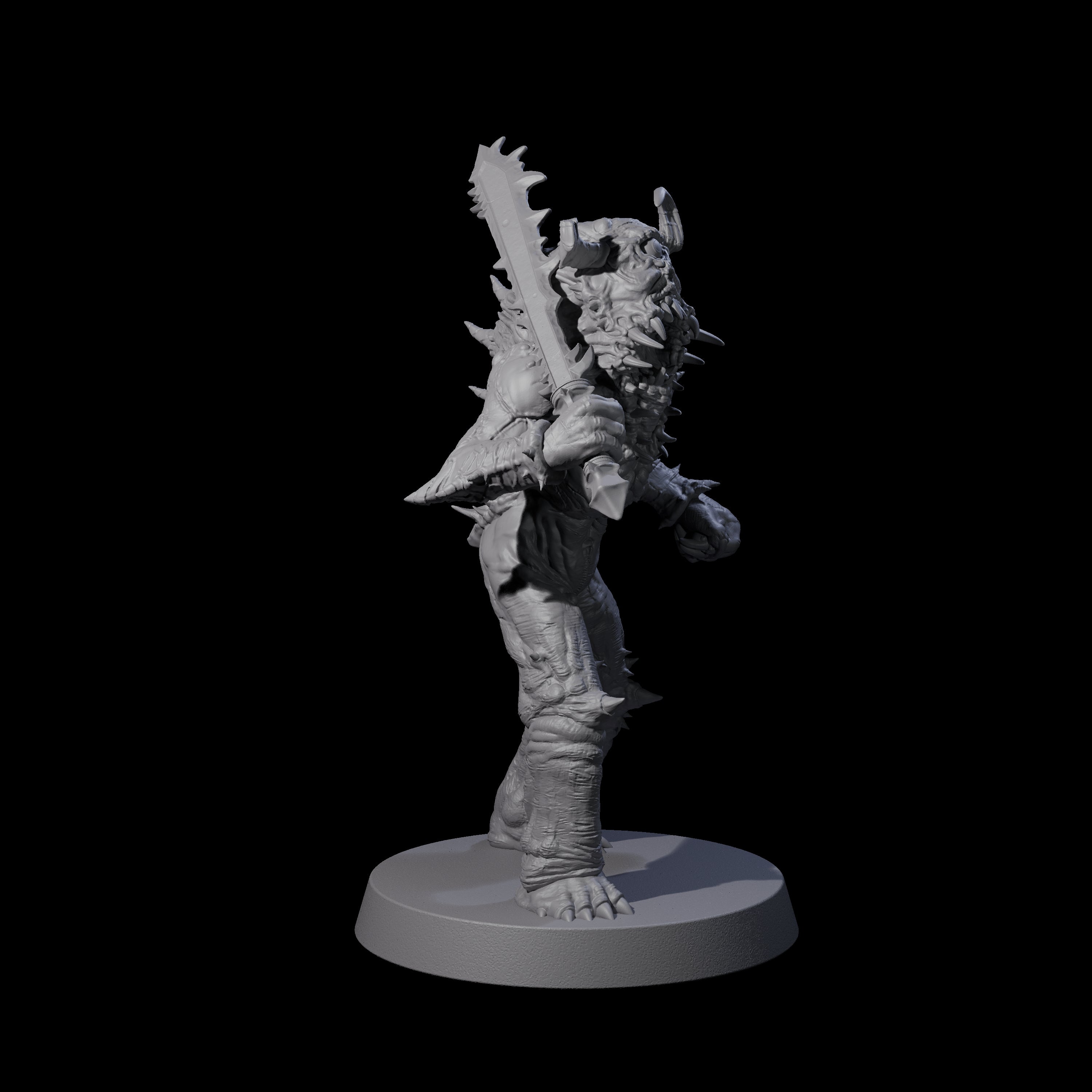 Plagued Rutterkin C Miniature for Dungeons and Dragons, Pathfinder or other TTRPGs