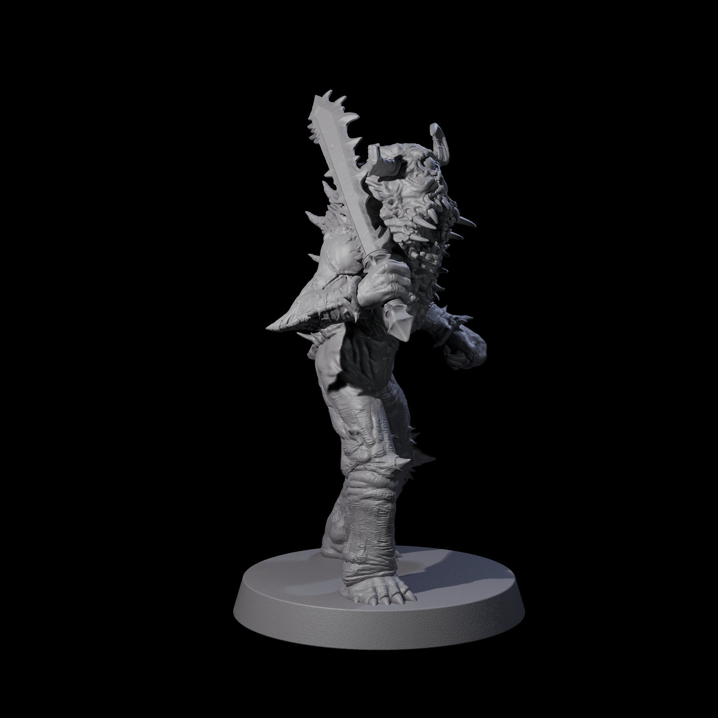 Plagued Rutterkin C Miniature for Dungeons and Dragons, Pathfinder or other TTRPGs