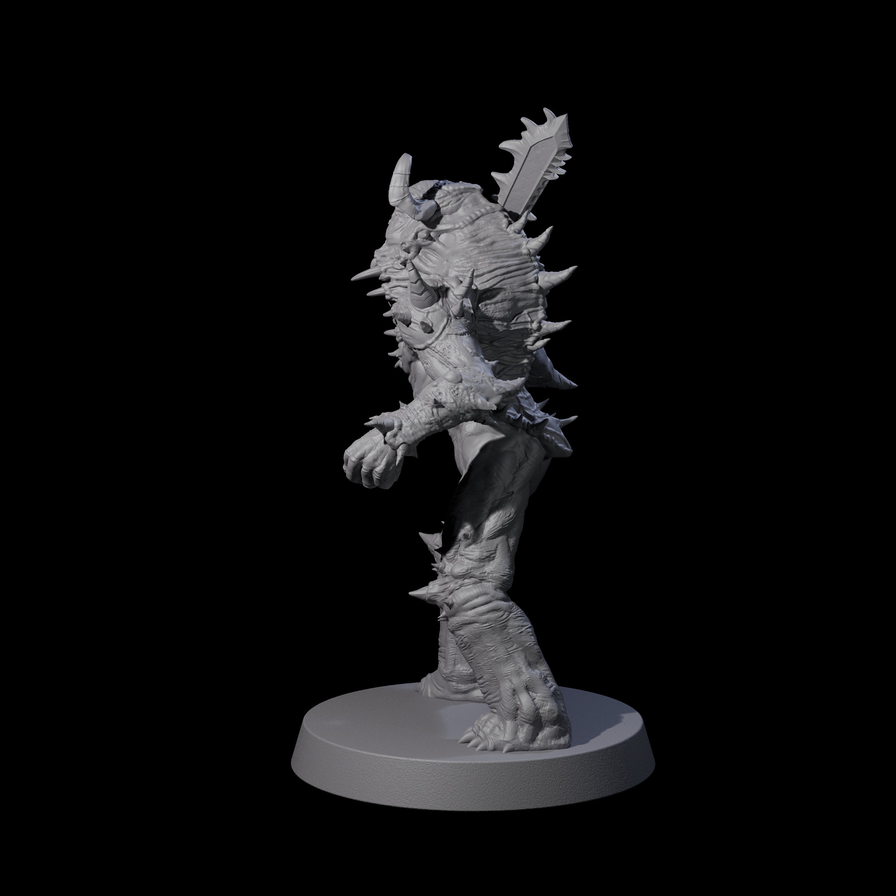 Plagued Rutterkin C Miniature for Dungeons and Dragons, Pathfinder or other TTRPGs