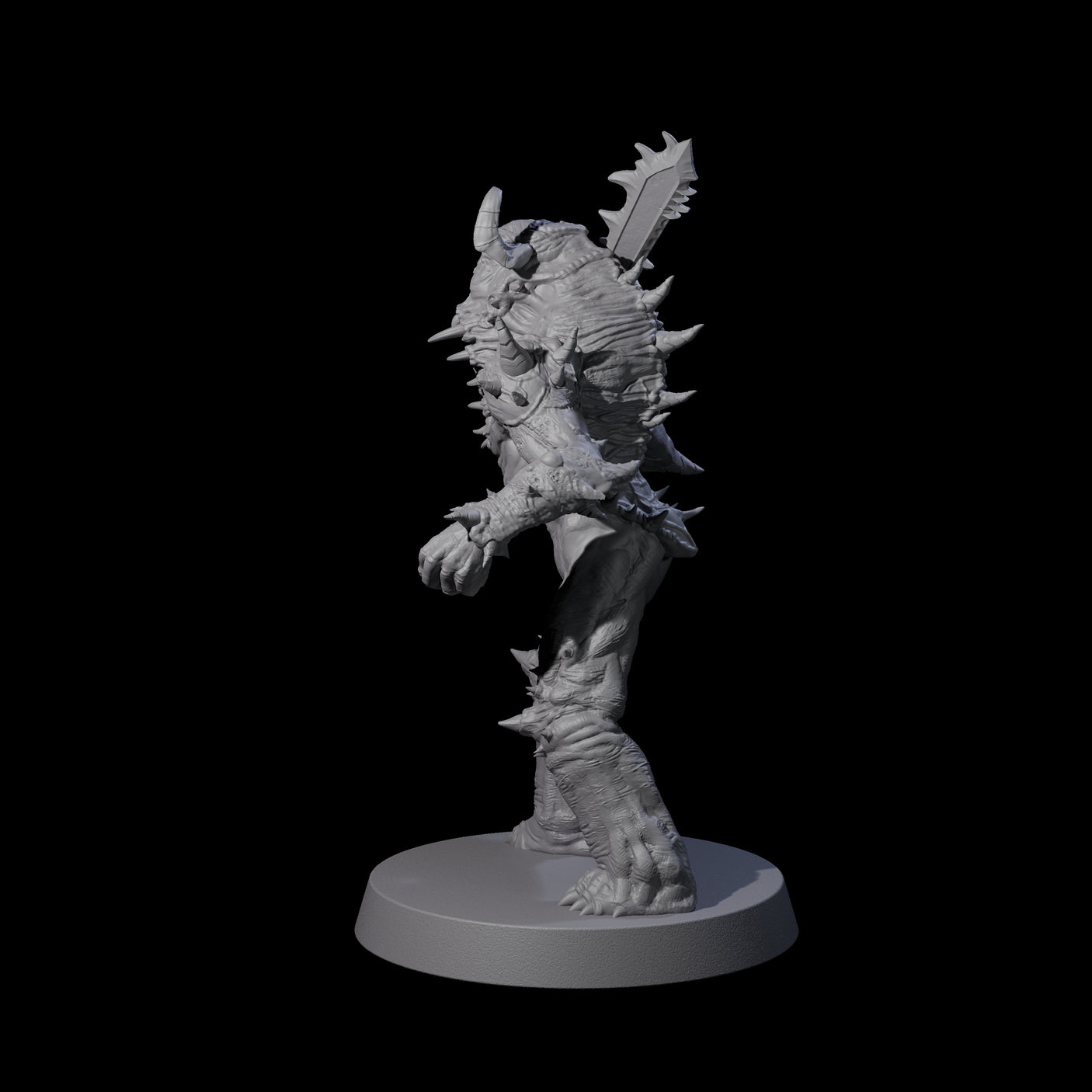 Plagued Rutterkin C Miniature for Dungeons and Dragons, Pathfinder or other TTRPGs