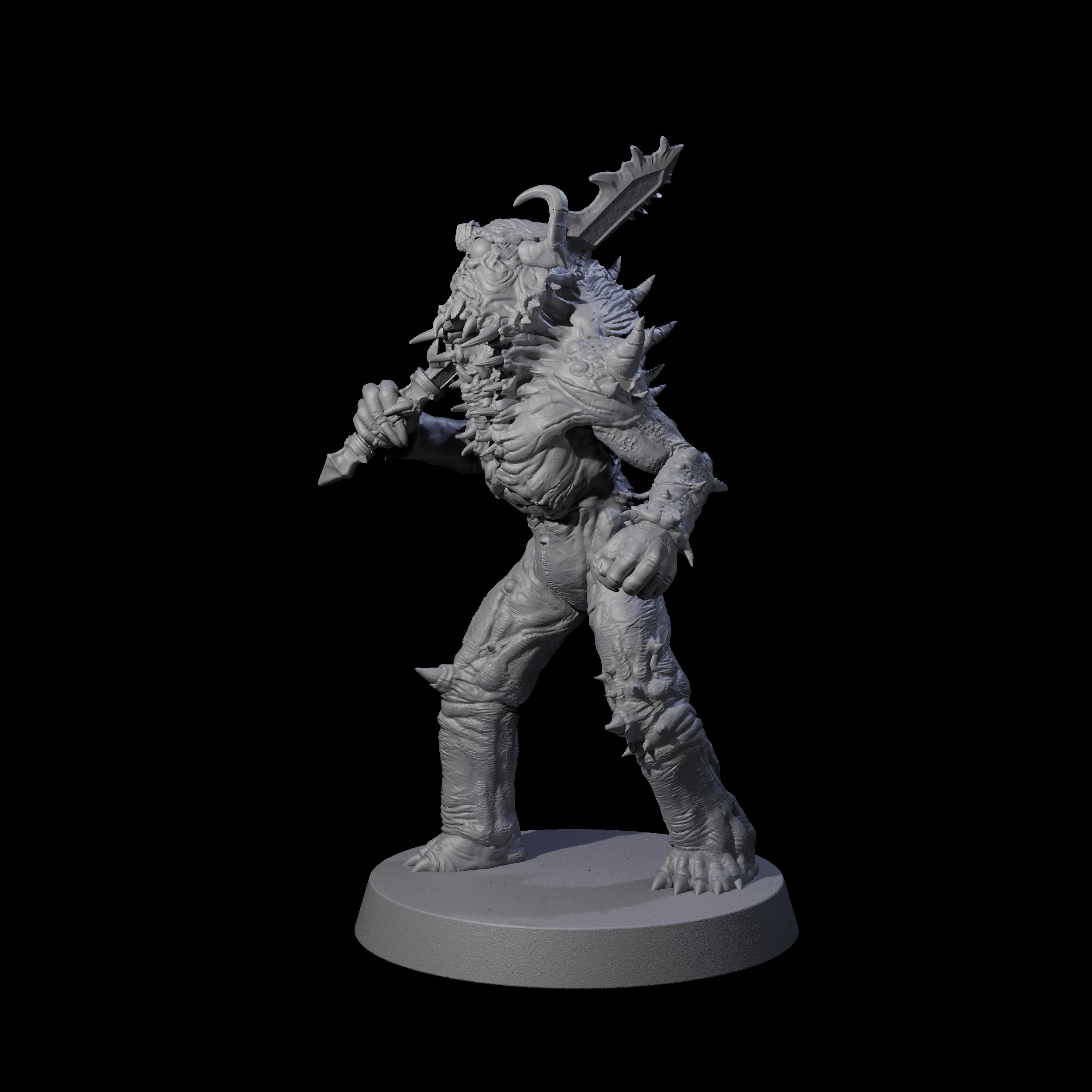 Plagued Rutterkin C Miniature for Dungeons and Dragons, Pathfinder or other TTRPGs