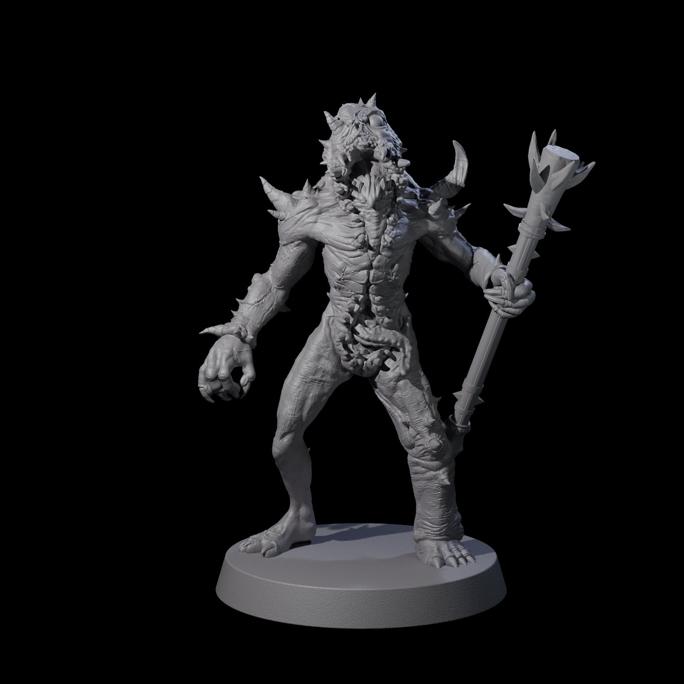 Plagued Rutterkin D Miniature for Dungeons and Dragons, Pathfinder or other TTRPGs