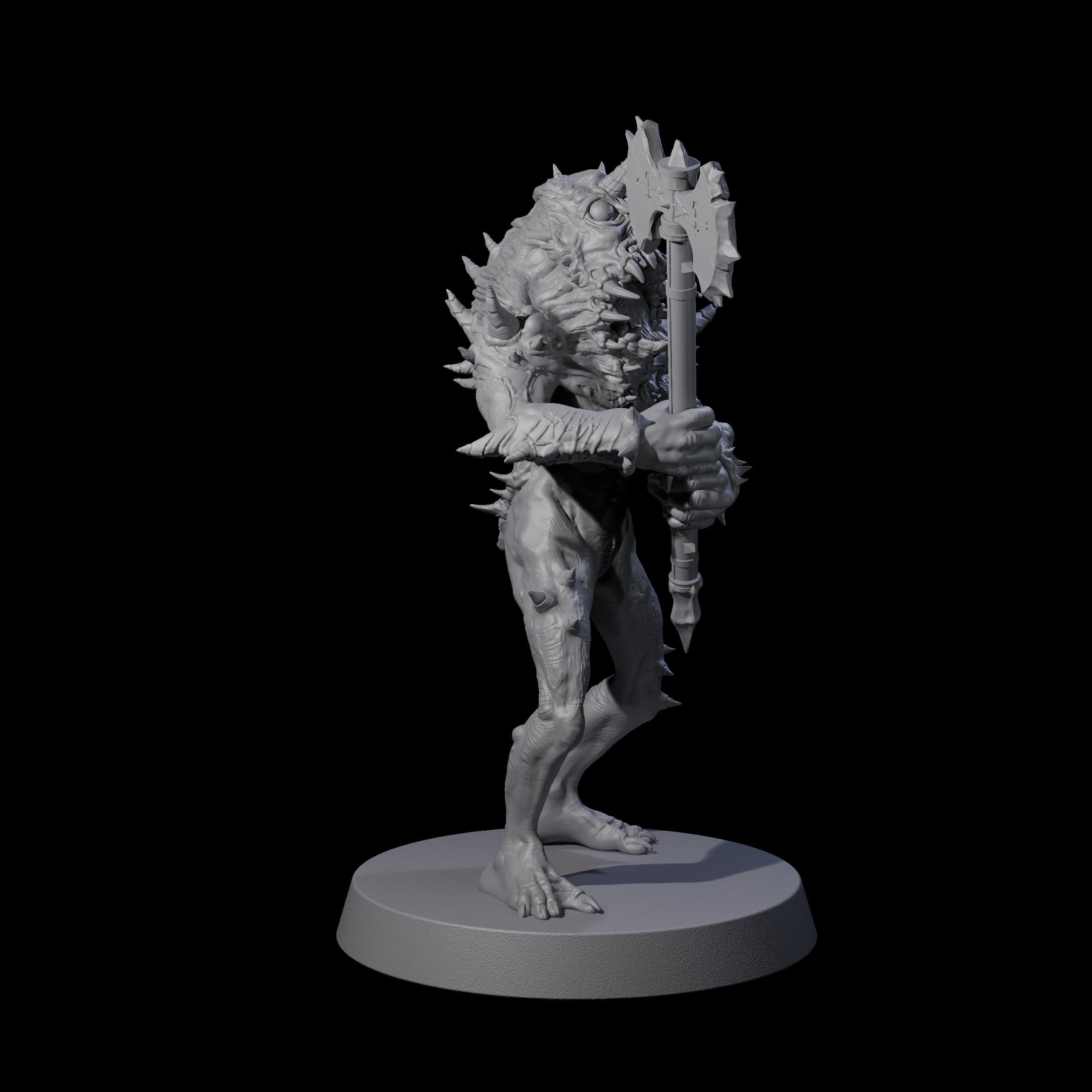 Plagued Rutterkin E Miniature for Dungeons and Dragons, Pathfinder or other TTRPGs