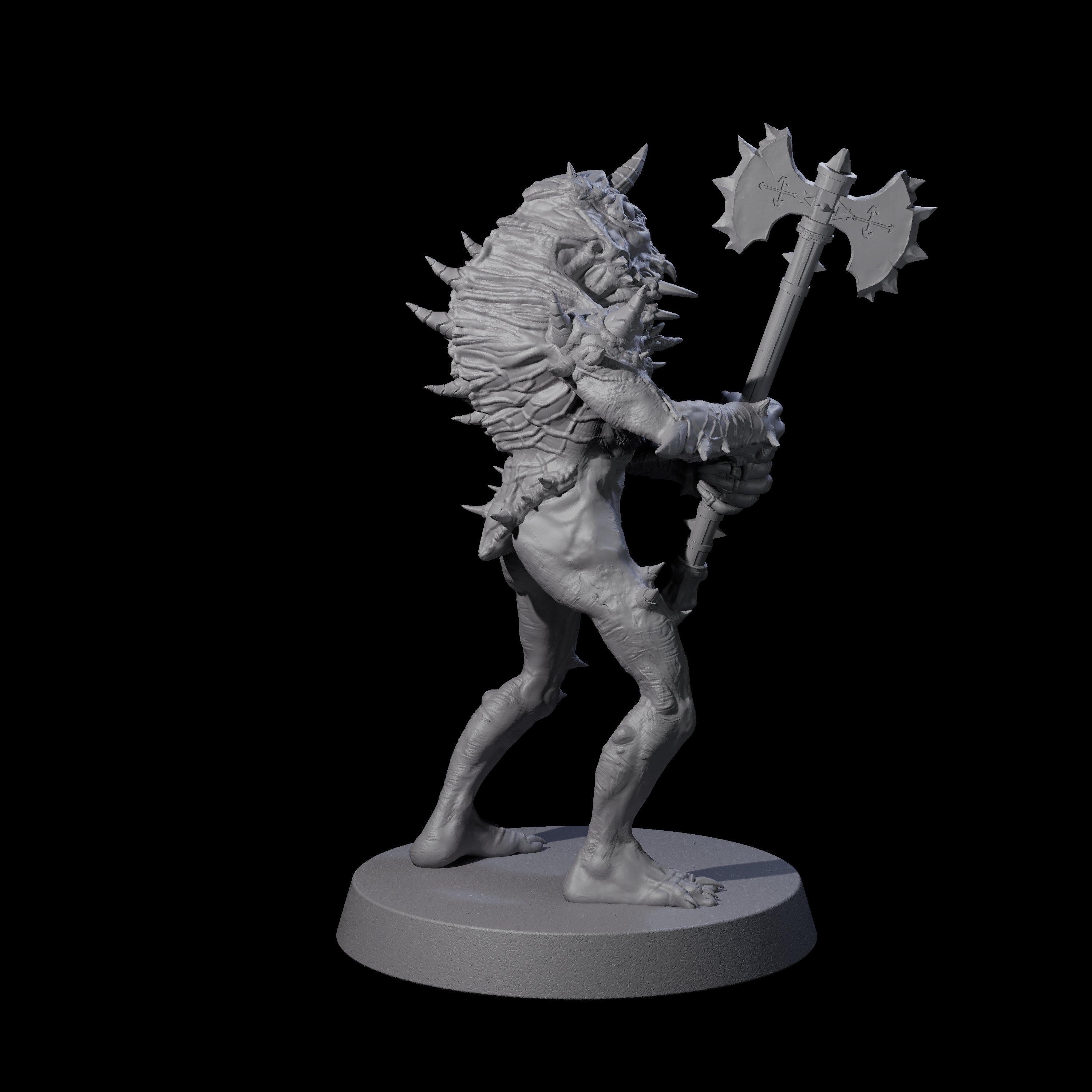 Plagued Rutterkin E Miniature for Dungeons and Dragons, Pathfinder or other TTRPGs