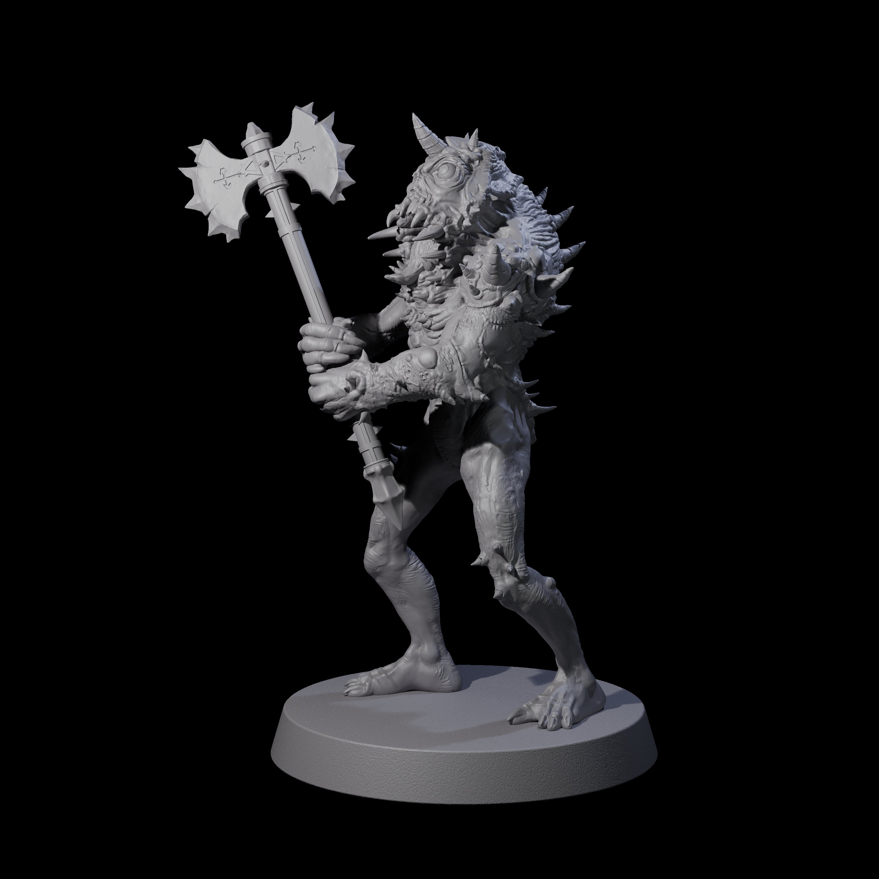 Plagued Rutterkin E Miniature for Dungeons and Dragons, Pathfinder or other TTRPGs