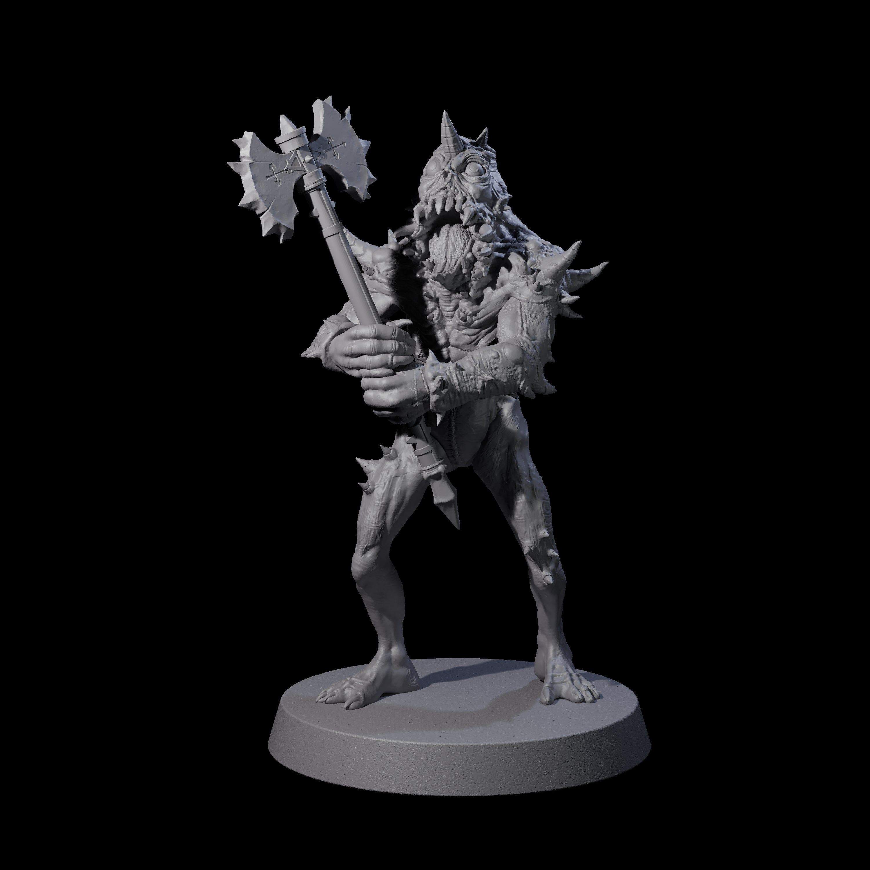 Plagued Rutterkin E Miniature for Dungeons and Dragons, Pathfinder or other TTRPGs