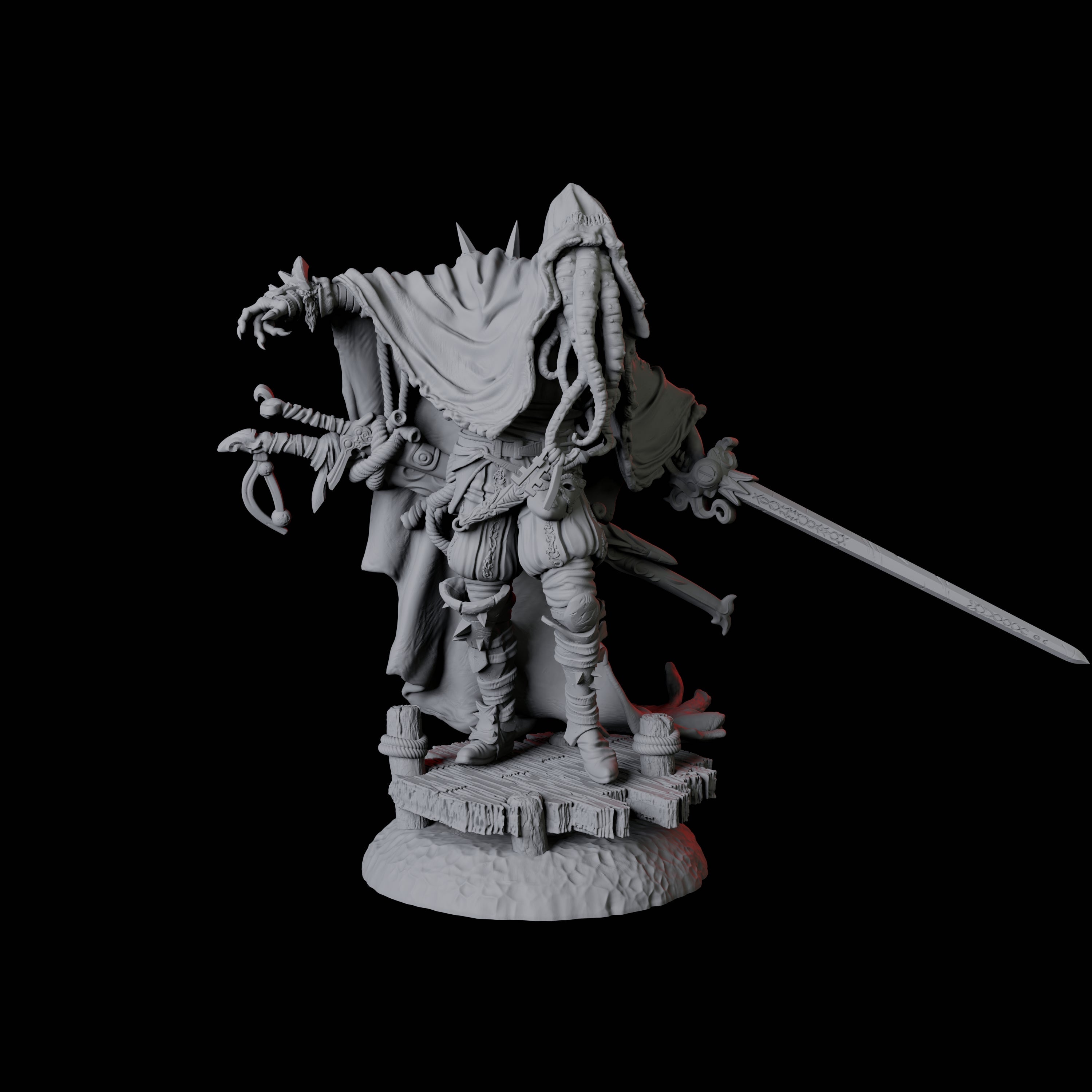 Plane Hopping Astral Mind Flayer Assassin Miniature for Dungeons and Dragons, Pathfinder or other TTRPGs