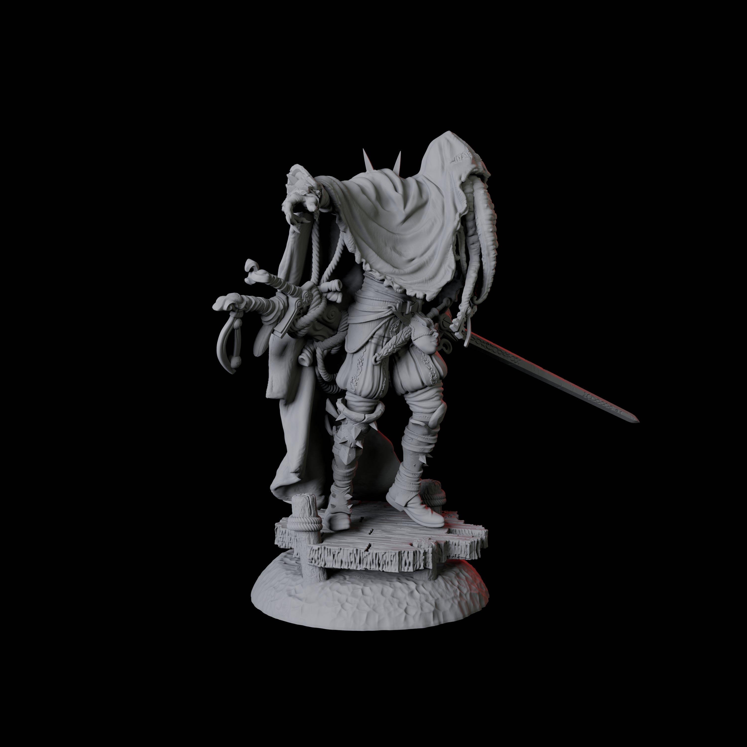 Plane Hopping Astral Mind Flayer Assassin Miniature for Dungeons and Dragons, Pathfinder or other TTRPGs