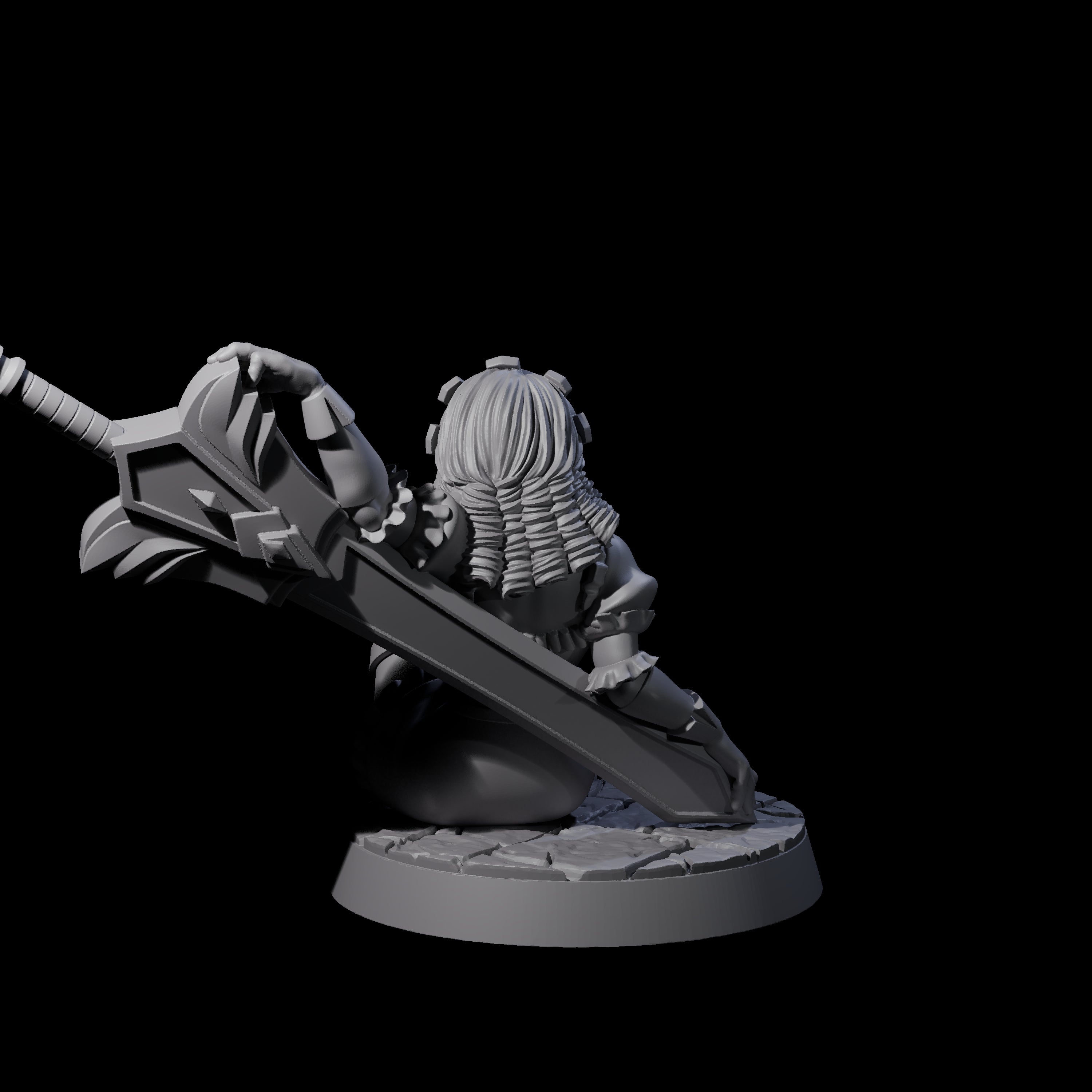 Playful Princess Miniature for Dungeons and Dragons, Pathfinder or other TTRPGs