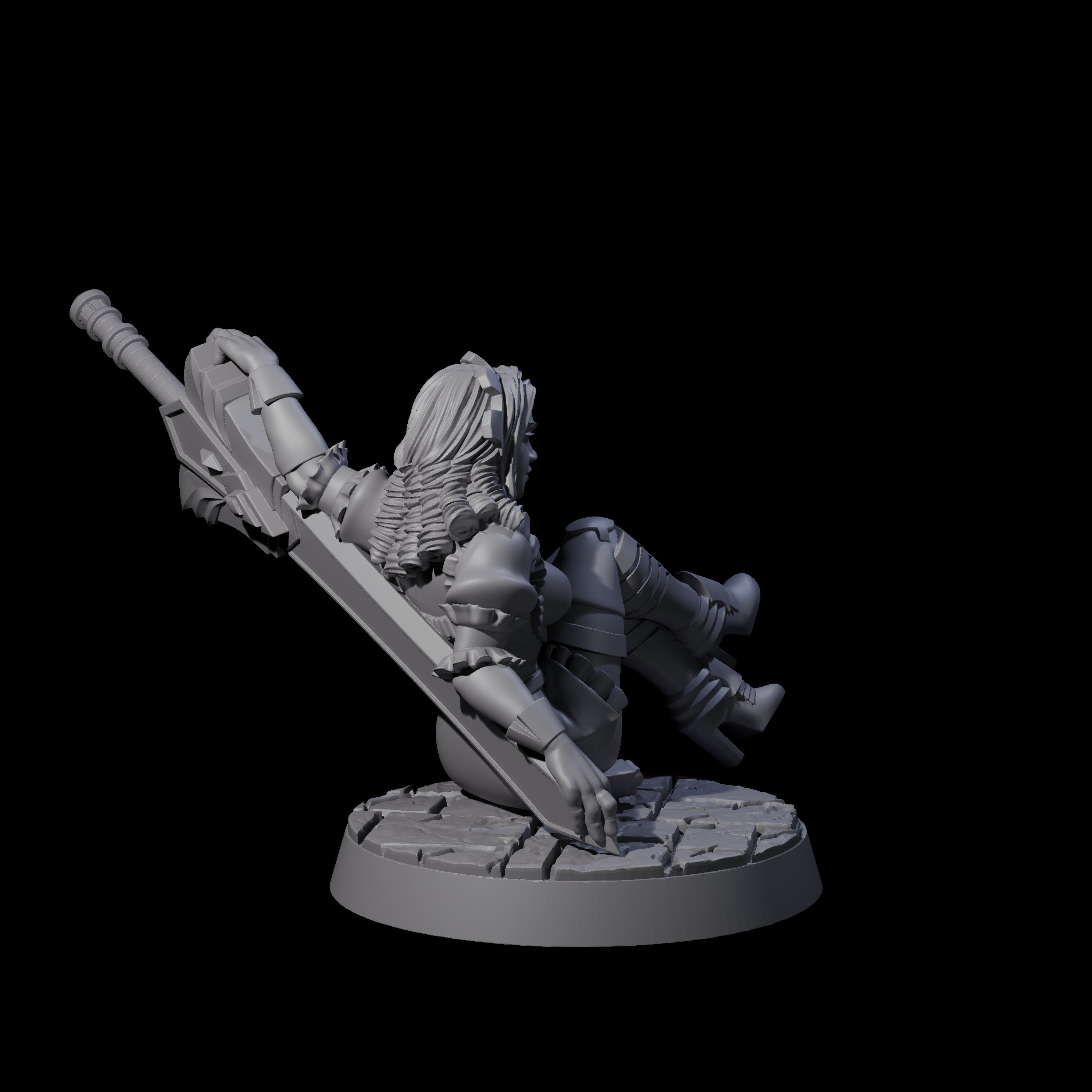 Playful Princess Miniature for Dungeons and Dragons, Pathfinder or other TTRPGs